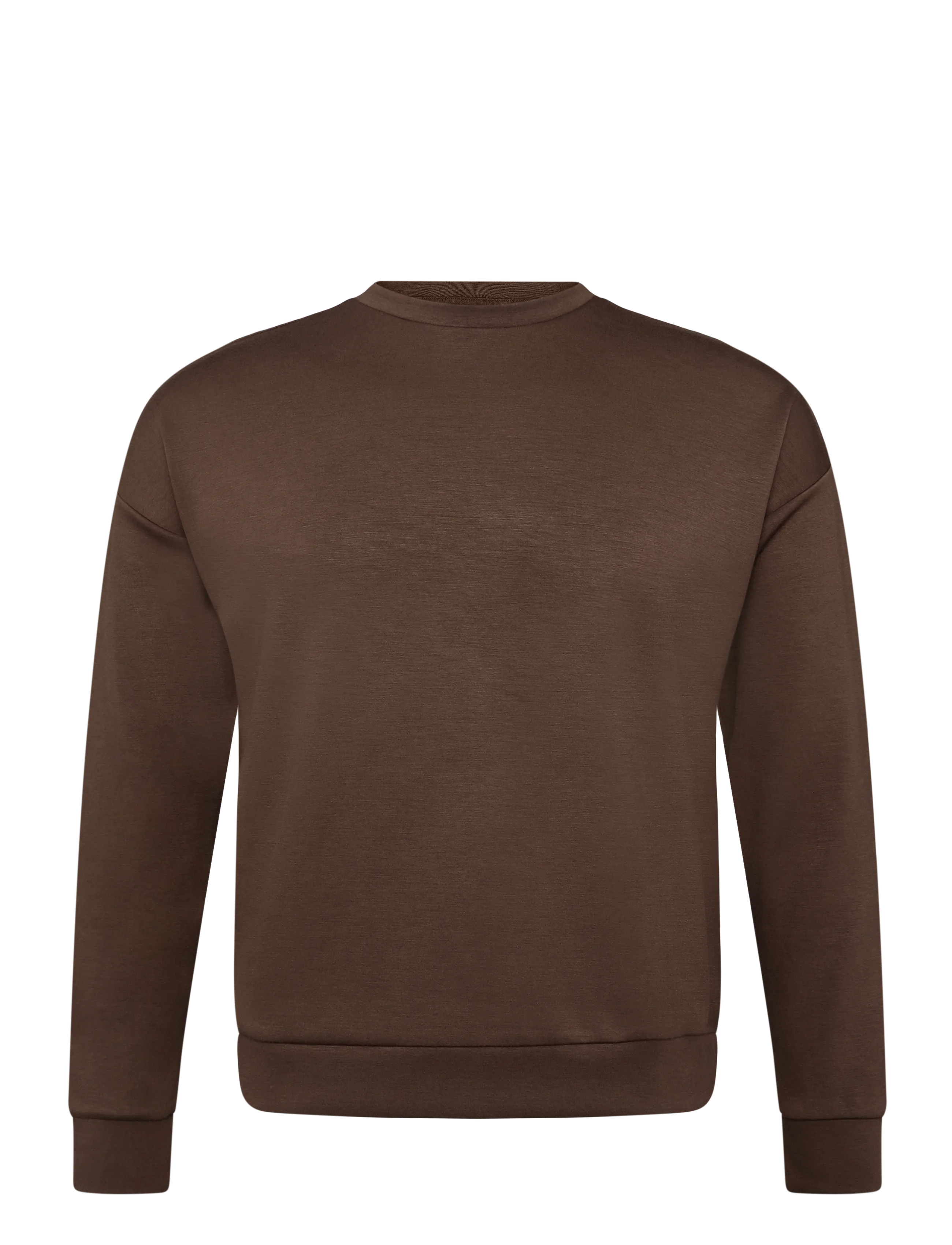 Pieces PCMICHELLE SCUBA LS TOP SWT NOOS BC - Kläder - HOT FUDGE / brown