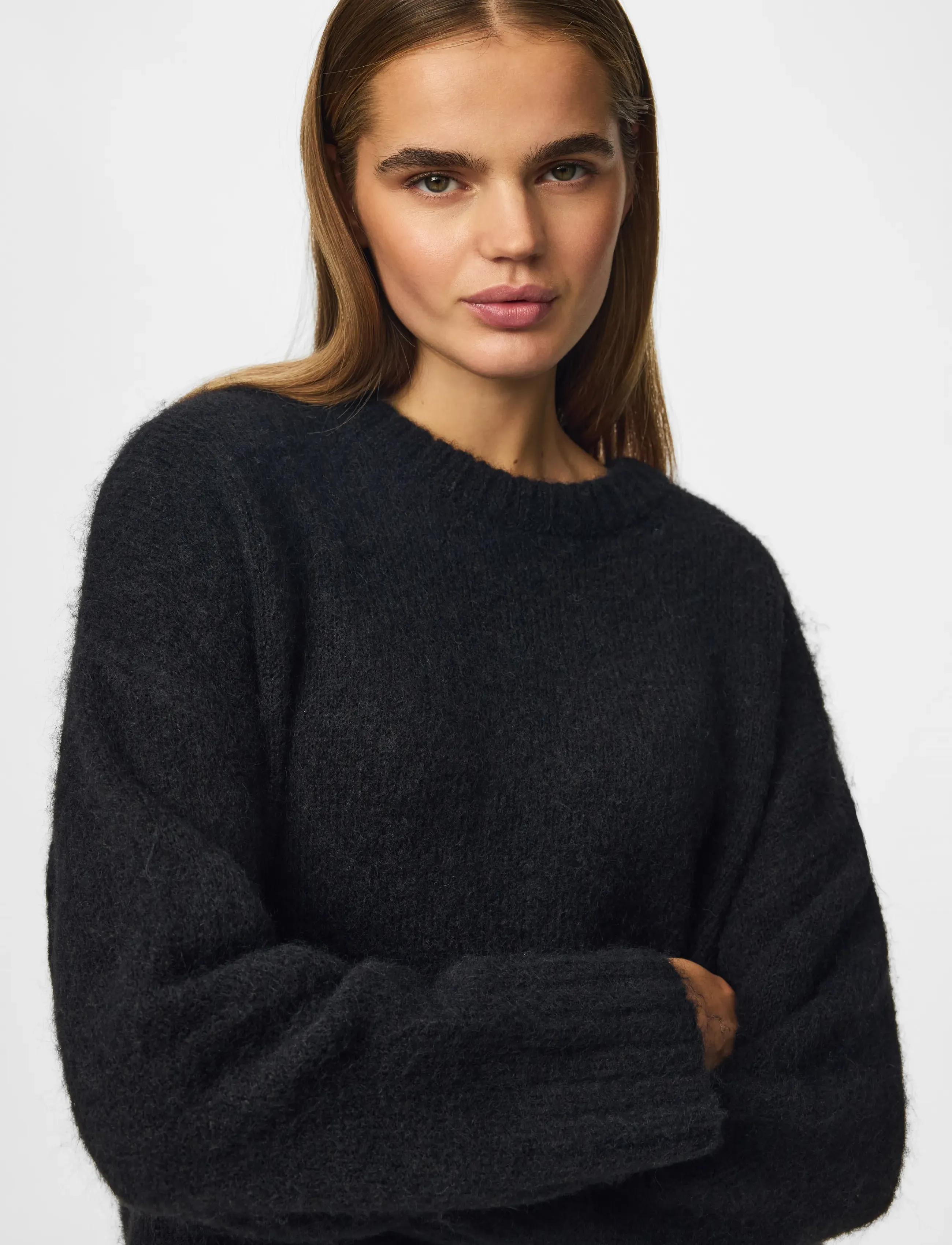 PIECES Pctina Ls O-Neck Knit Noos stickade tröjor dam – bild 6