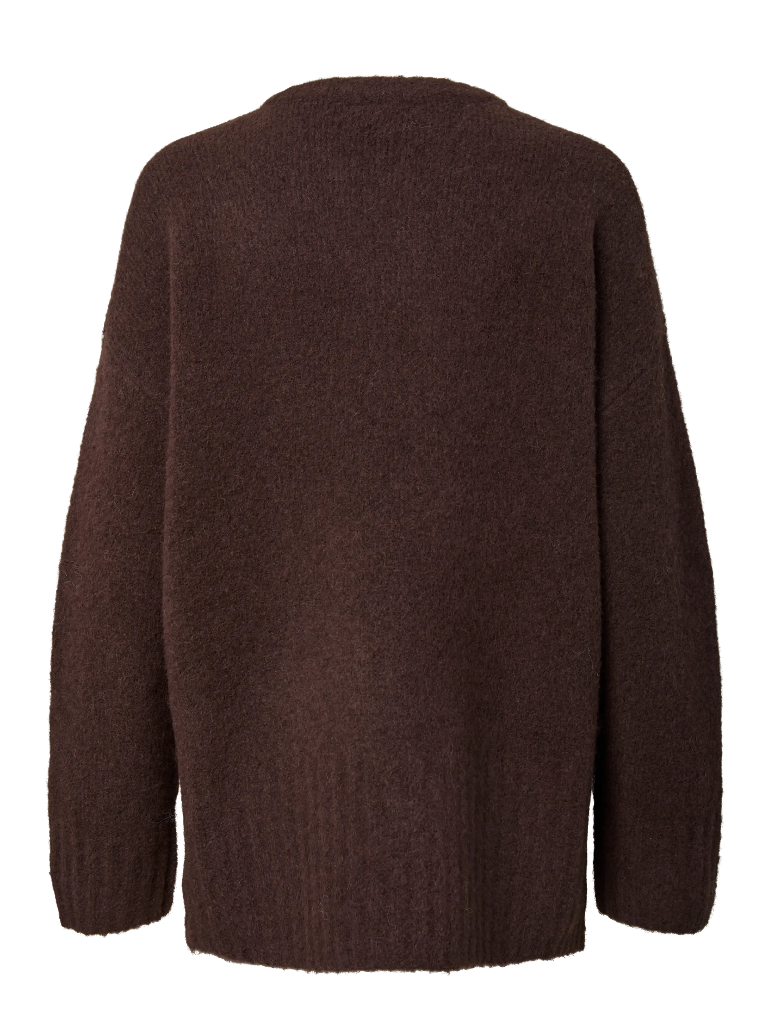 Pieces - PCTINA LS O-NECK KNIT NOOS - pullover - hot fudge - 2