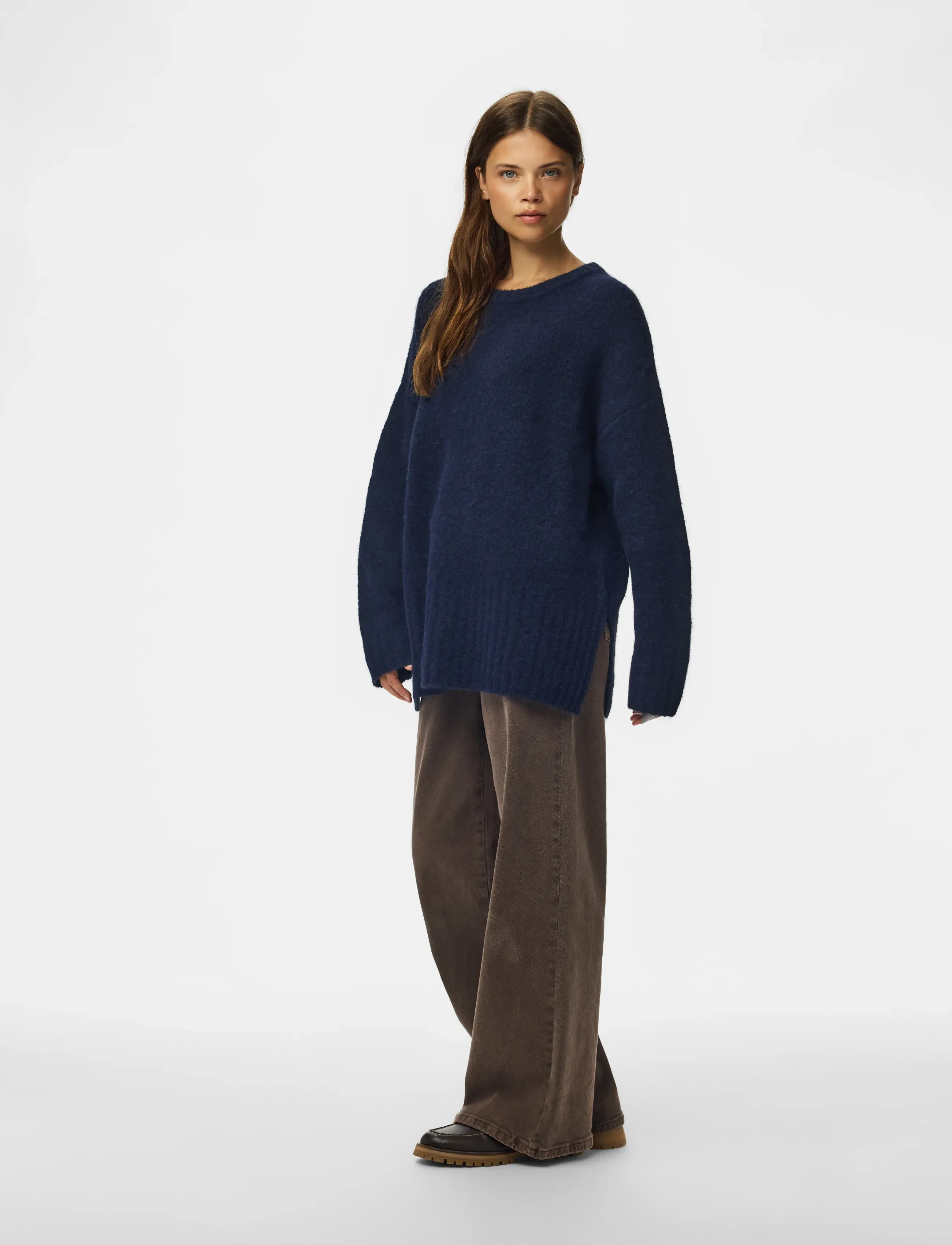 PIECES Pctina Ls O-Neck Knit Noos stickade tröjor dam – bild 5