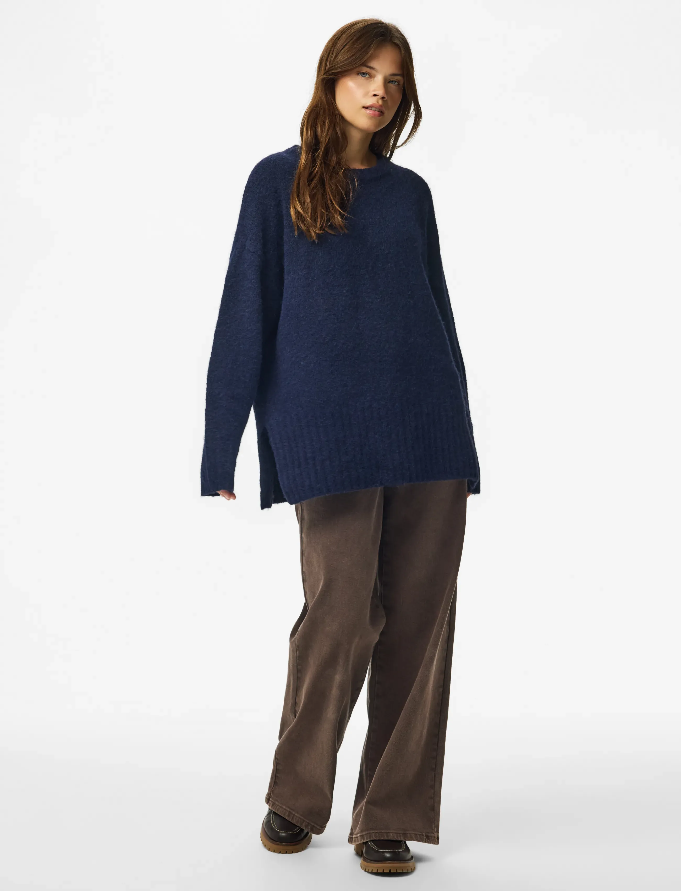 PIECES Pctina Ls O-Neck Knit Noos stickade tröjor dam – bild 6