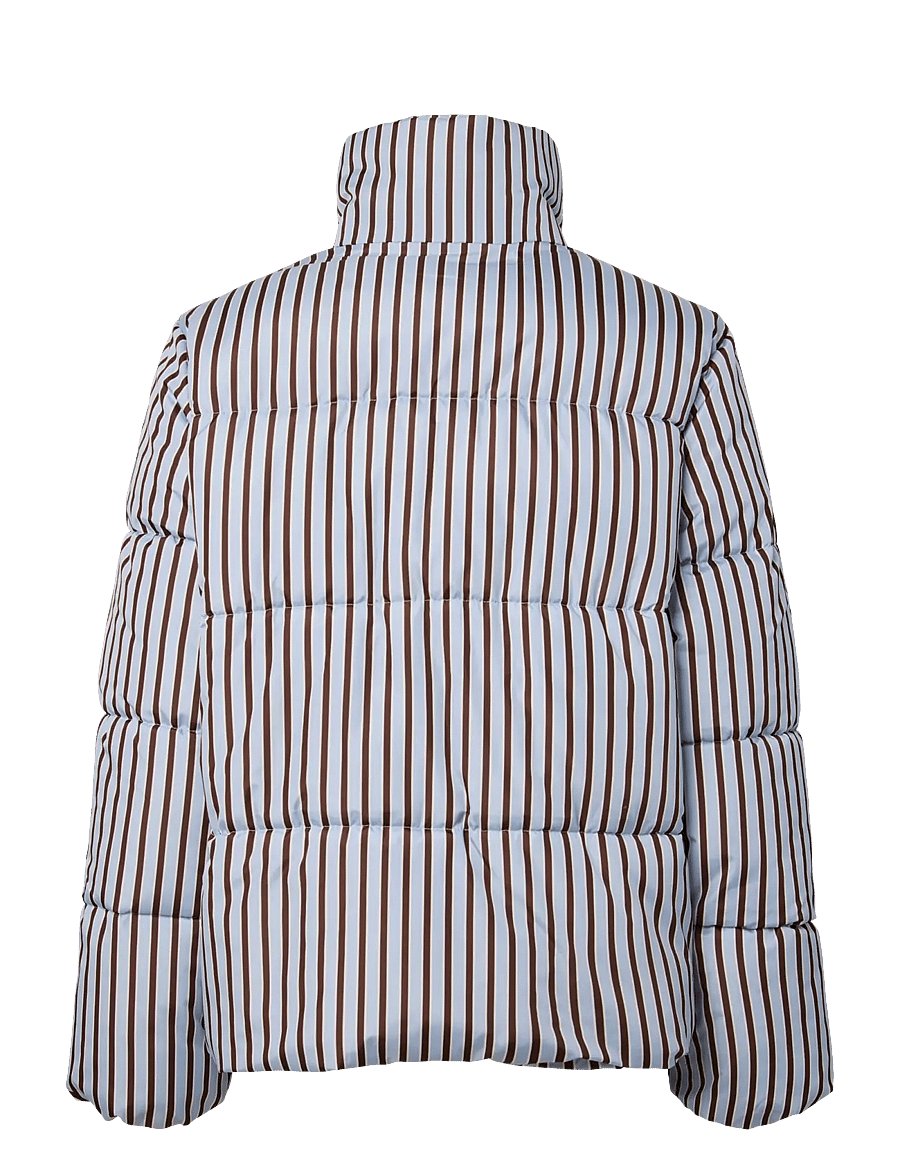 Pieces - PCASTA AOP PUFFER JACKET BC - winter jacket - chicory coffee - 1