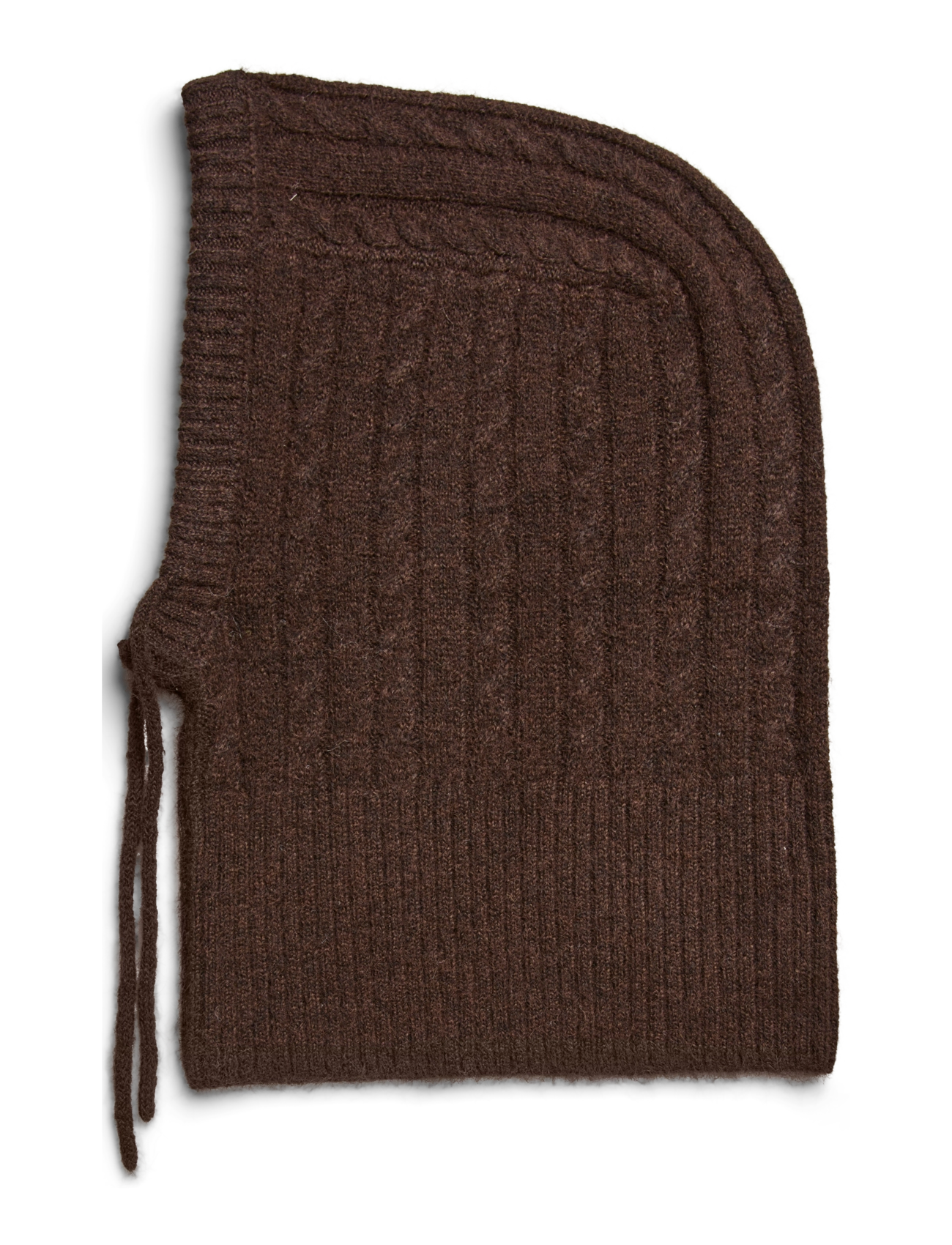 Pieces PCNAMBI CABLE BALACLAVA NOOS BC - Streetstyle - HOT FUDGE / brown