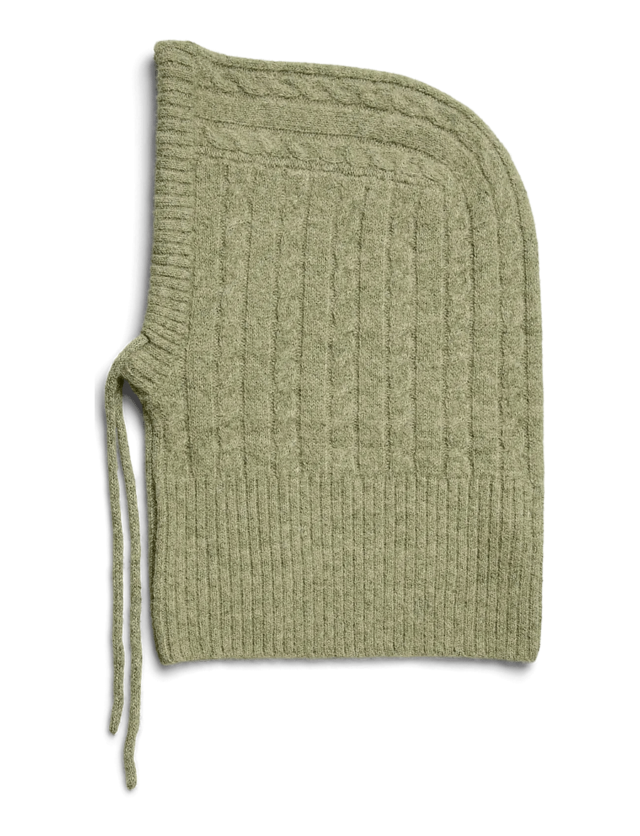 Pieces - PCNAMBI CABLE BALACLAVA NOOS BC - balaclava - kalamata - 1