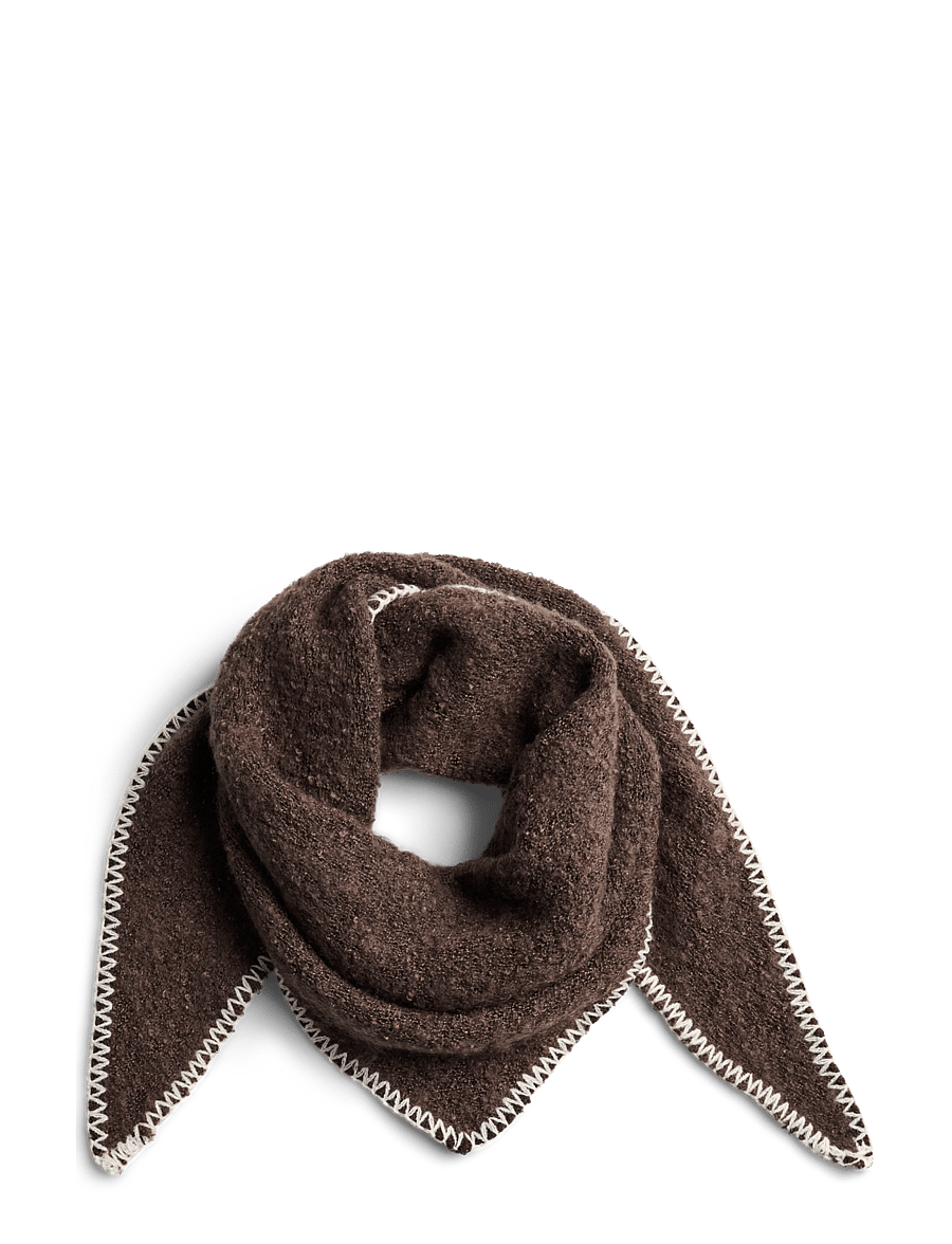 Pieces - PCPYRON MINI SCARF NOOS BC - talvesallid - hot fudge - 1