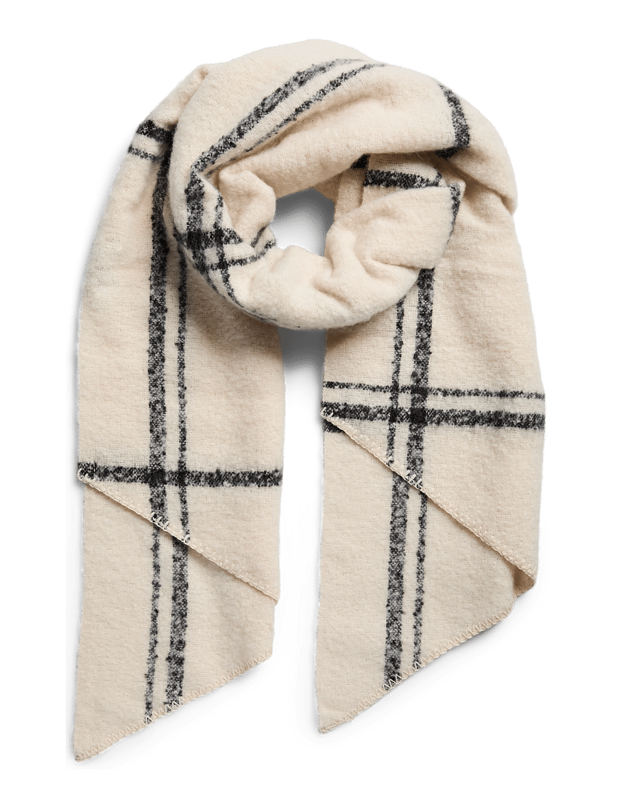 Pieces - PCPYRON LONG AOP SCARF NOOS BC - halsdukar - whitecap gray - 0