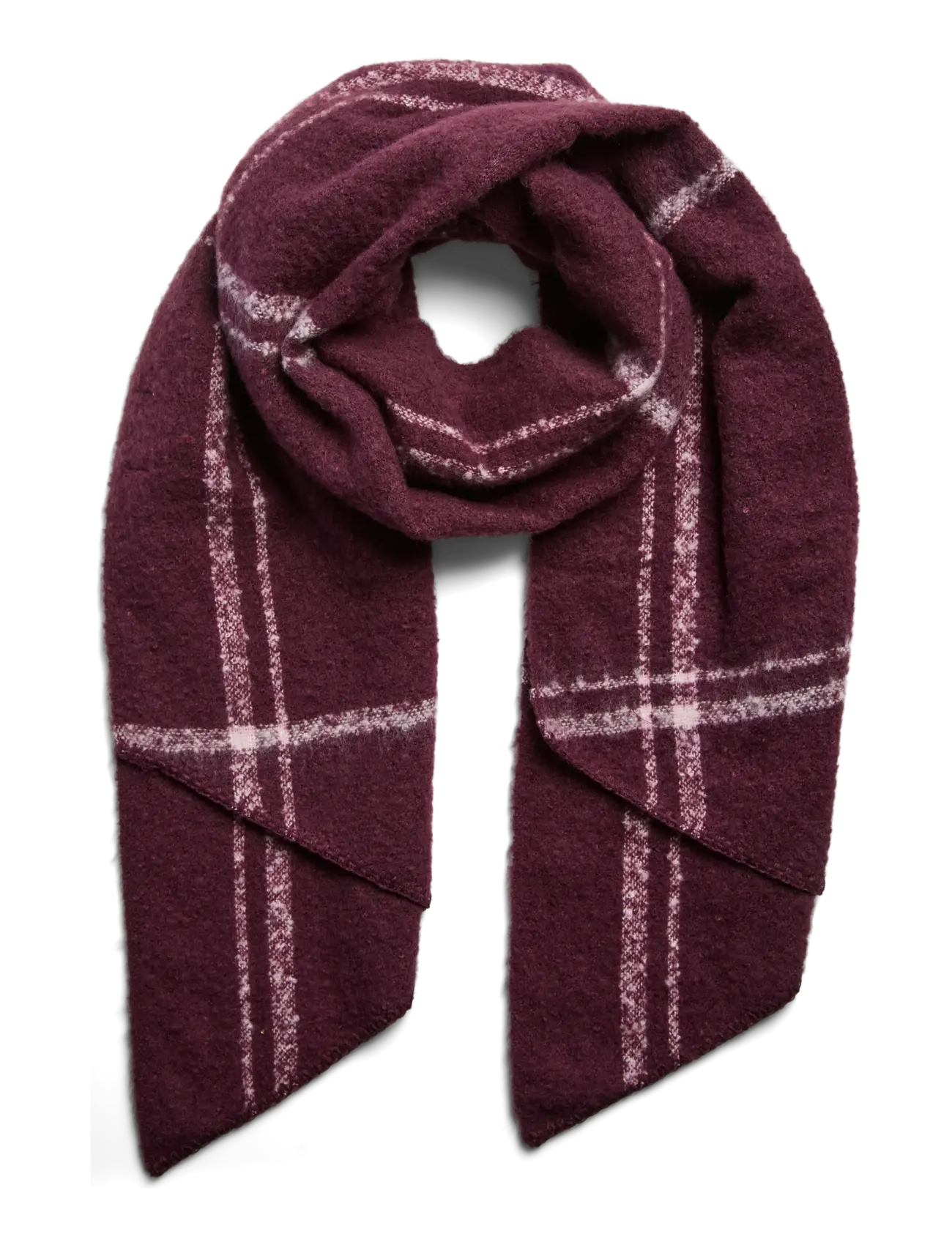 Pieces PCPYRON LONG AOP SCARF NOOS BC - Talvesallid - WINETASTING / burgundy