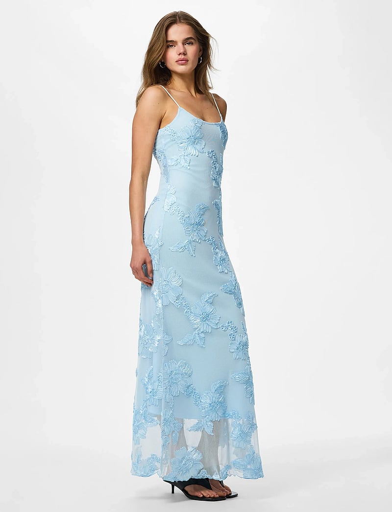 Pieces - PCEVA SL ANKLE DRESS JRS BC - schlupfkleider - cashmere blue - 0