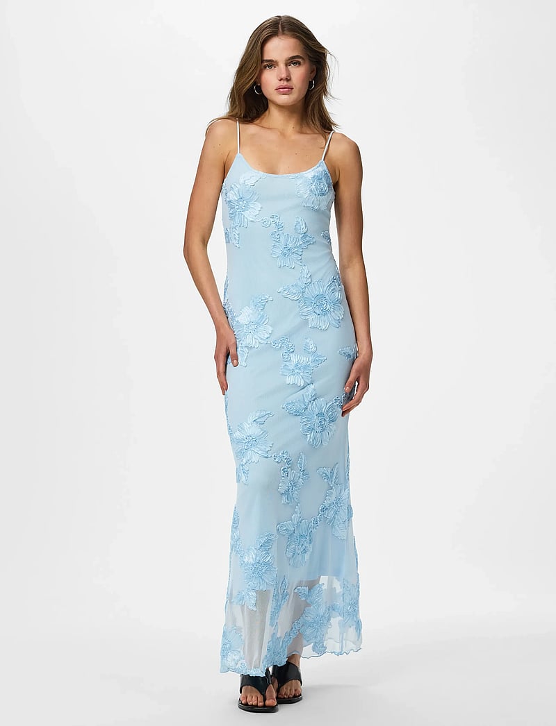 Pieces - PCEVA SL ANKLE DRESS JRS BC - schlupfkleider - cashmere blue - 4