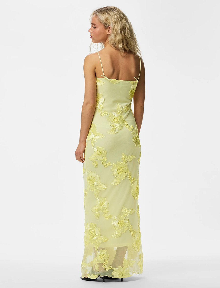 Pieces - PCEVA SL ANKLE DRESS JRS BC - slip kleitas - french vanilla - 3