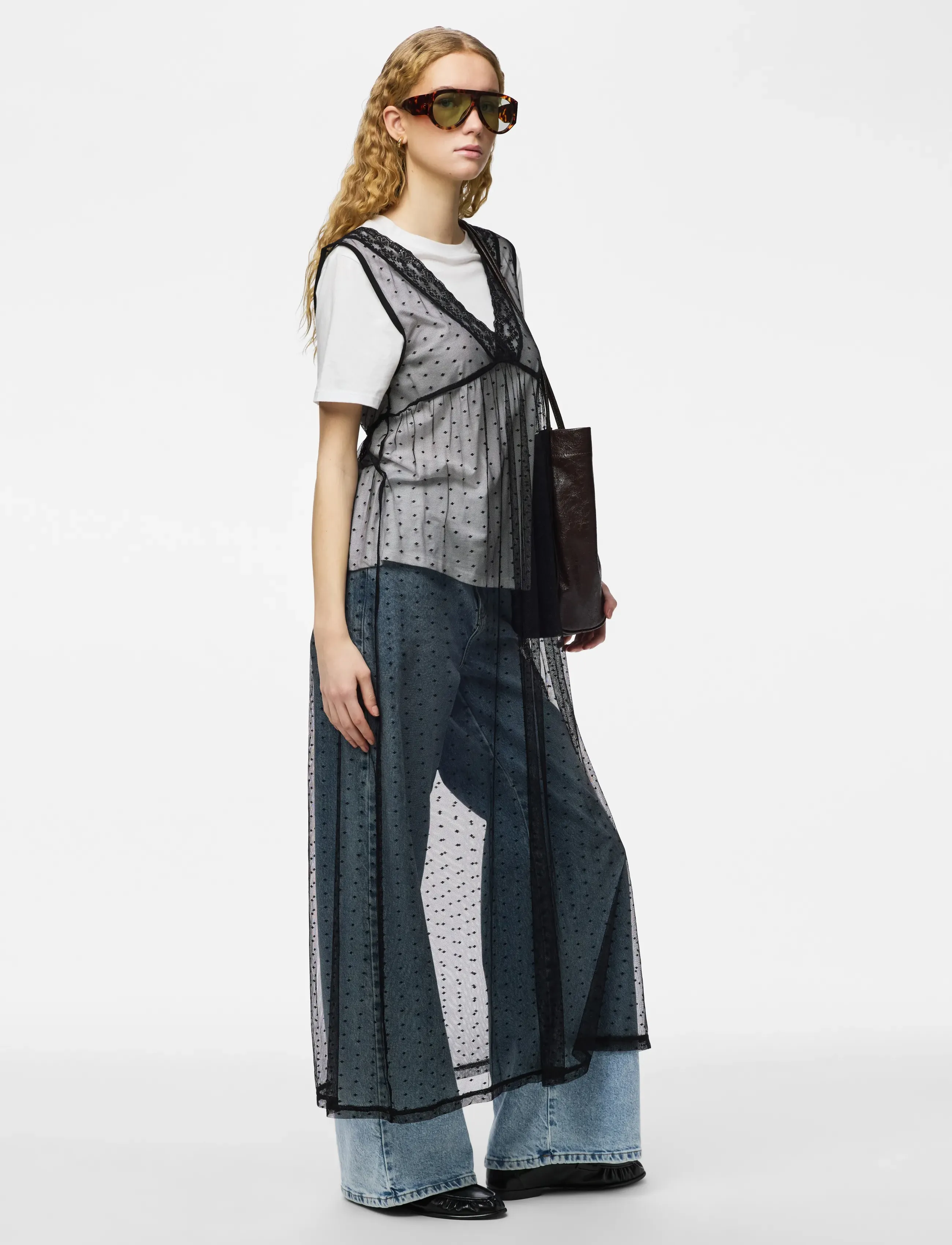 Pieces PCMILJE SL ANKLE LACE DRESS JRS D2D PP - Pieces - BLACK / black