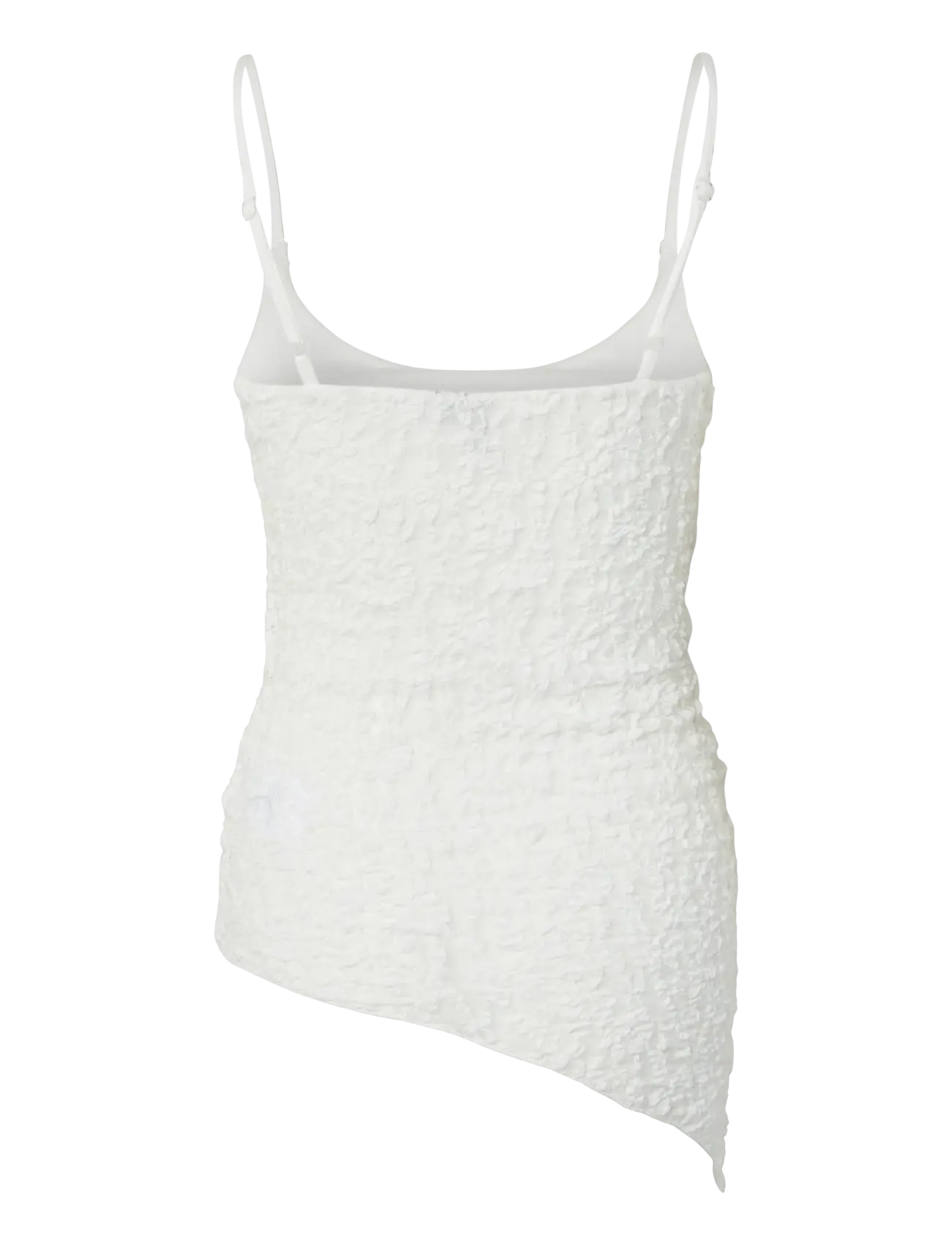Pieces - PCARIANA SL ASYMMETRIC LACE TOP D2D PP - besondere anlässe - cloud dancer - 1