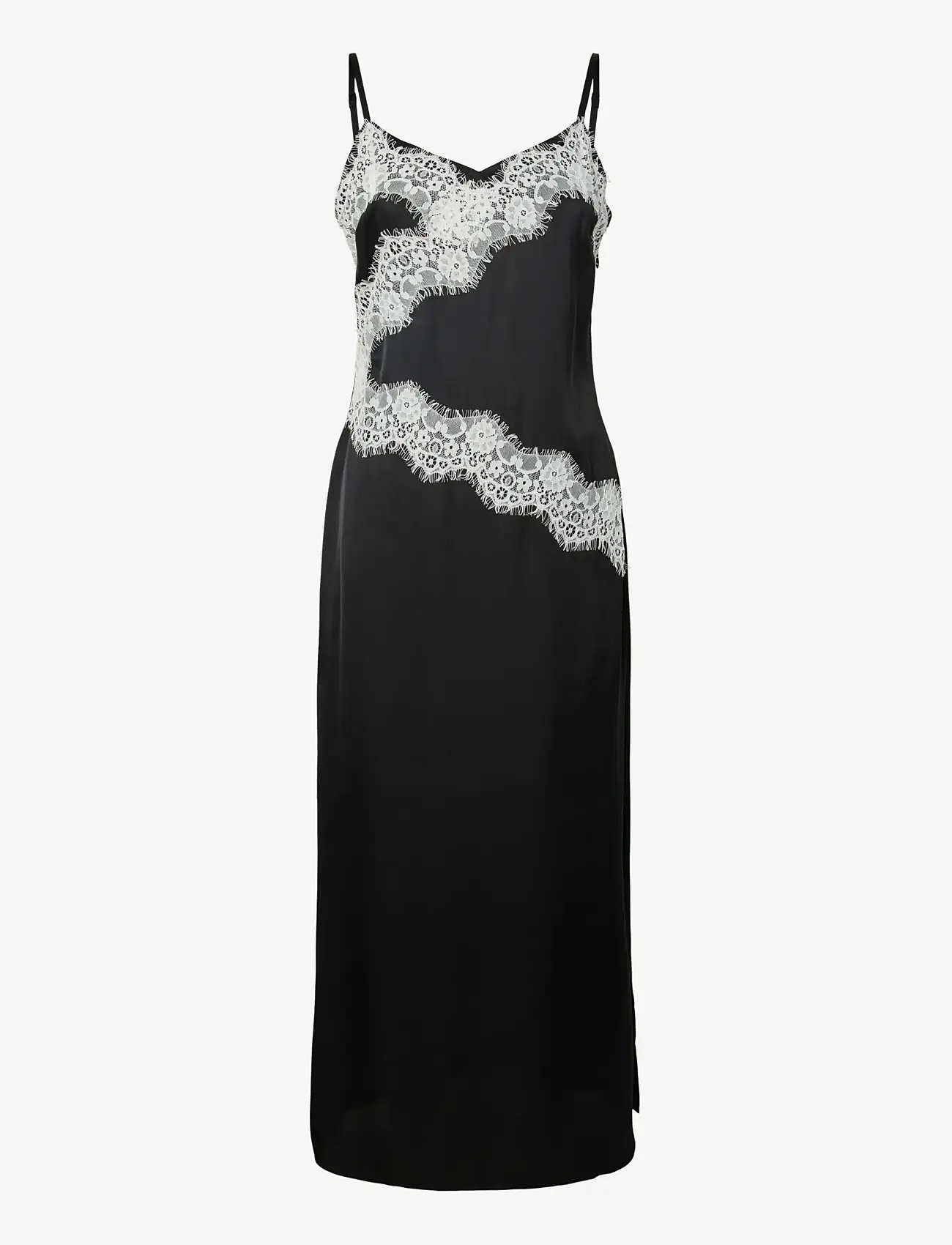 Pieces - PCARIEL SL ANKLE DRESS D2D PP BC - slip dresses - black - 0