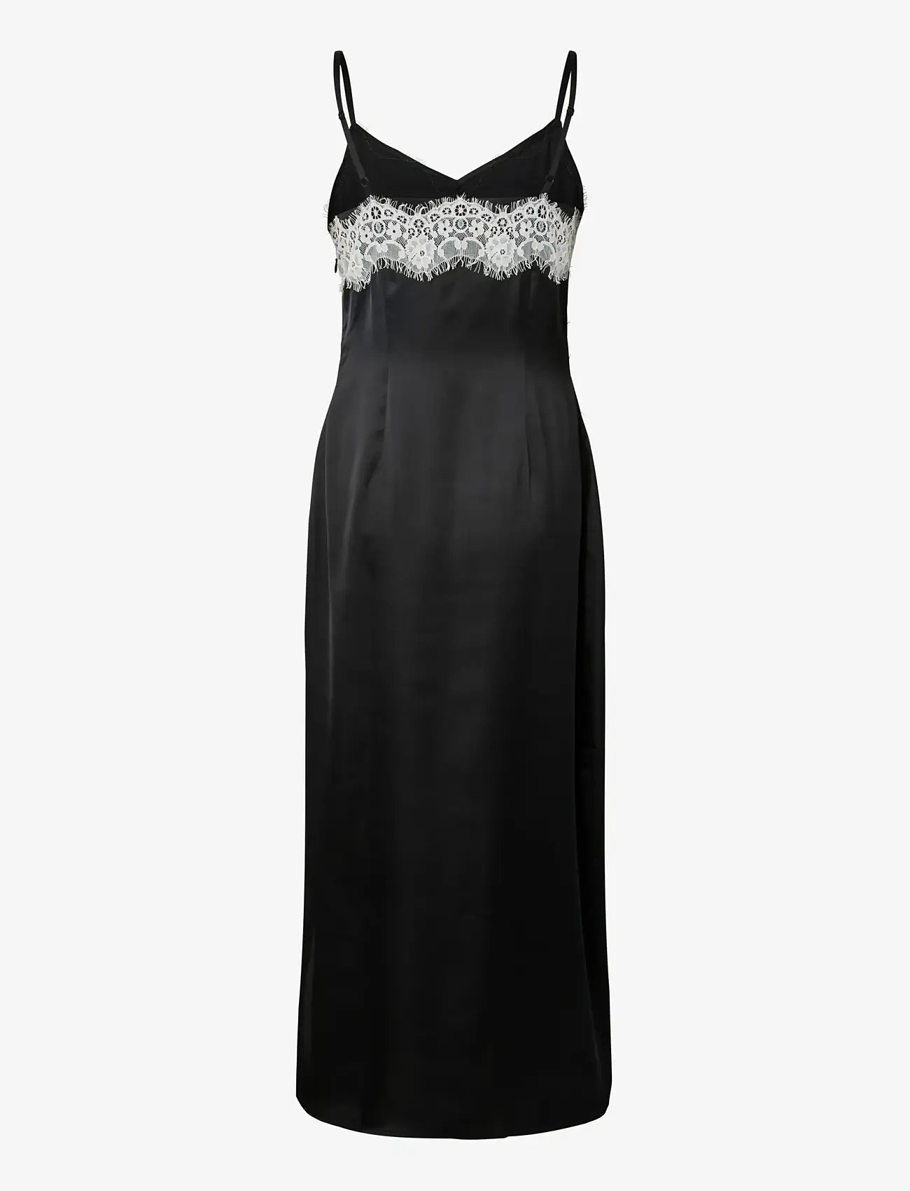 Pieces - PCARIEL SL ANKLE DRESS D2D PP BC - slip dresses - black - 1