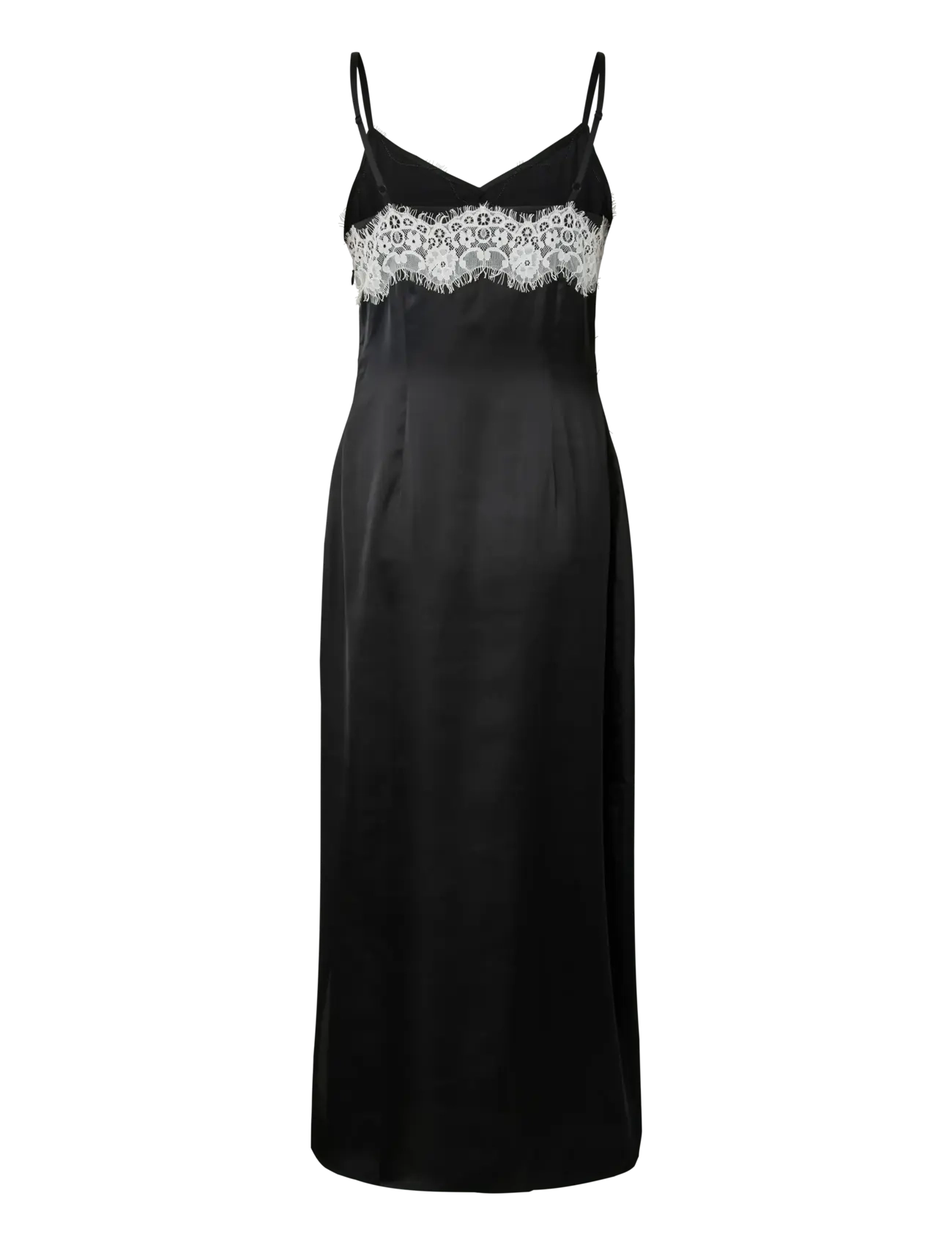 Pieces - PCARIEL SL ANKLE DRESS D2D PP BC - sukienki na ramiączkach - black - 1