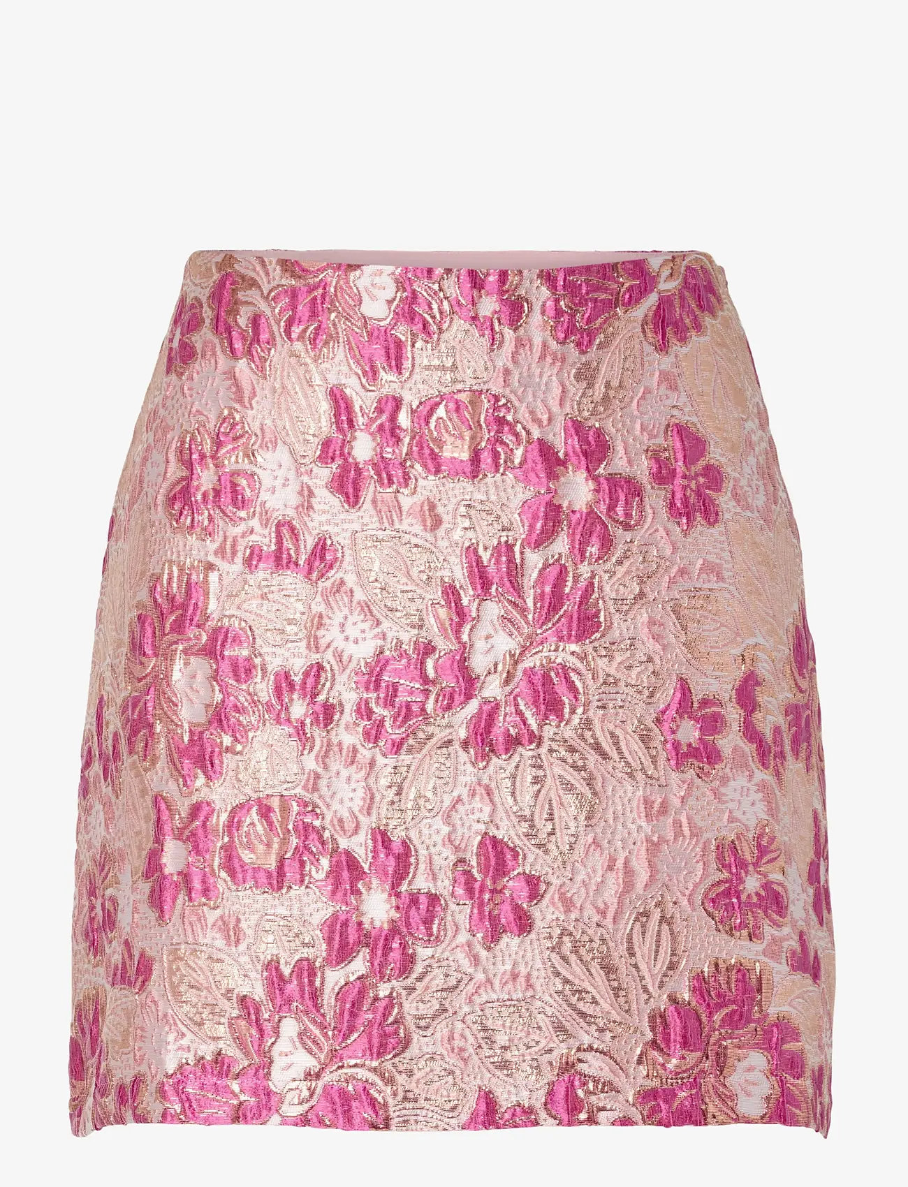 Pieces - PCAMELIA HW JAQUARD SHORT SKIRT D2D PP - miniseelikud - raspberry radiance - 0