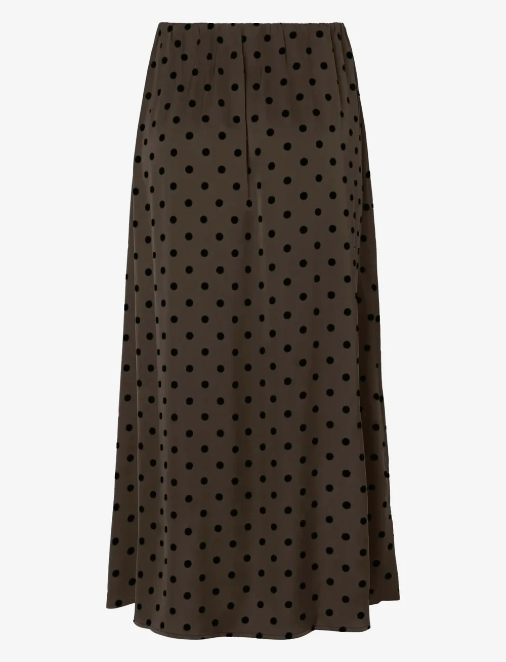 Pieces - PCJYTTA HW ANKLE SATIN SKIRT WVN D2D - satininiai sijonai - hot fudge - 1