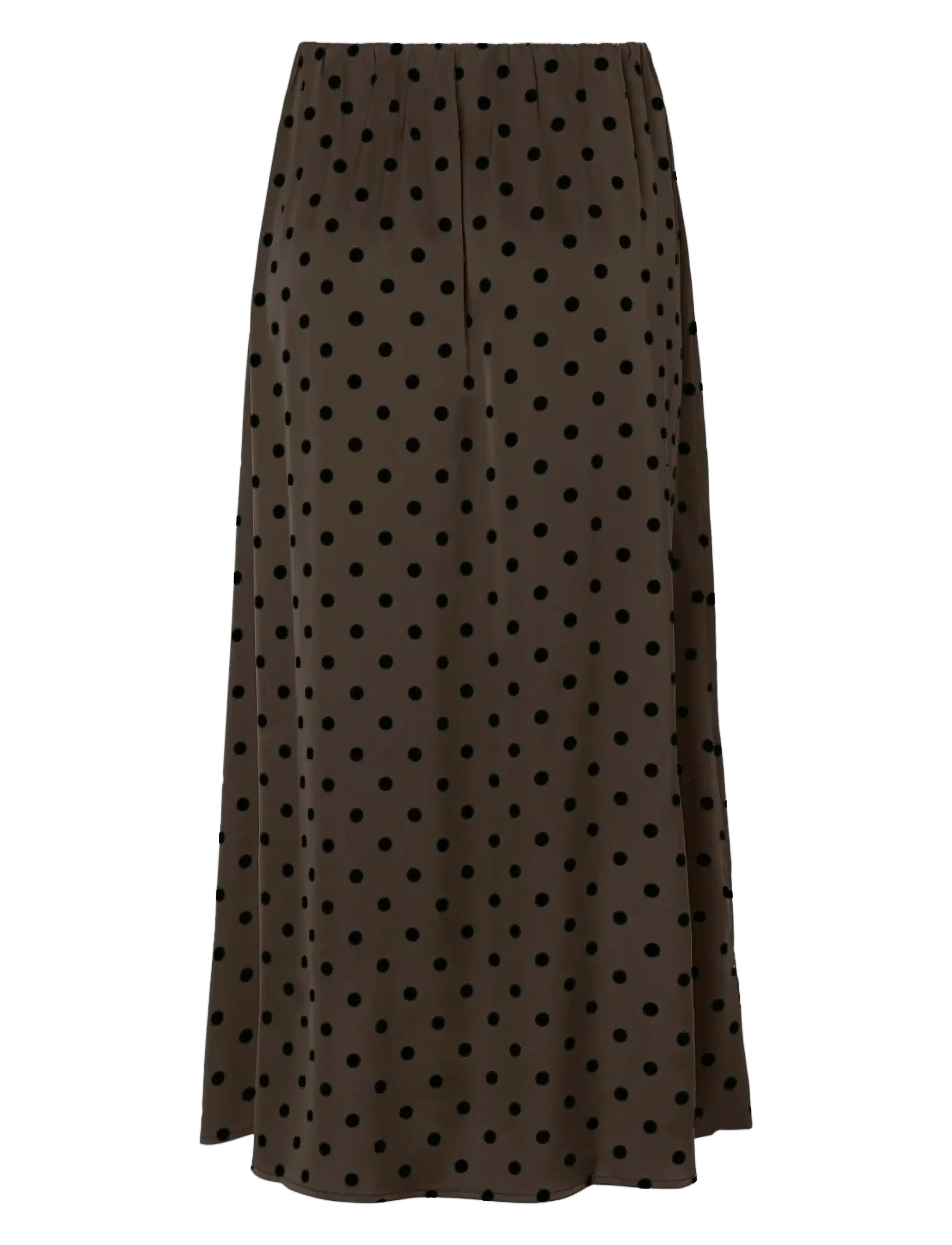 Pieces - PCJYTTA HW ANKLE SATIN SKIRT WVN D2D - hot fudge - 1
