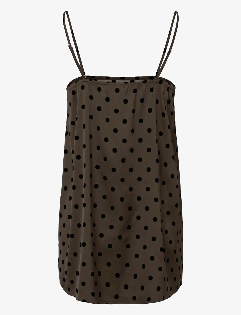 Pieces - PCJYTTA STRAP SATIN TOP WVN D2D - Ærmeløse bluser - hot fudge - 2