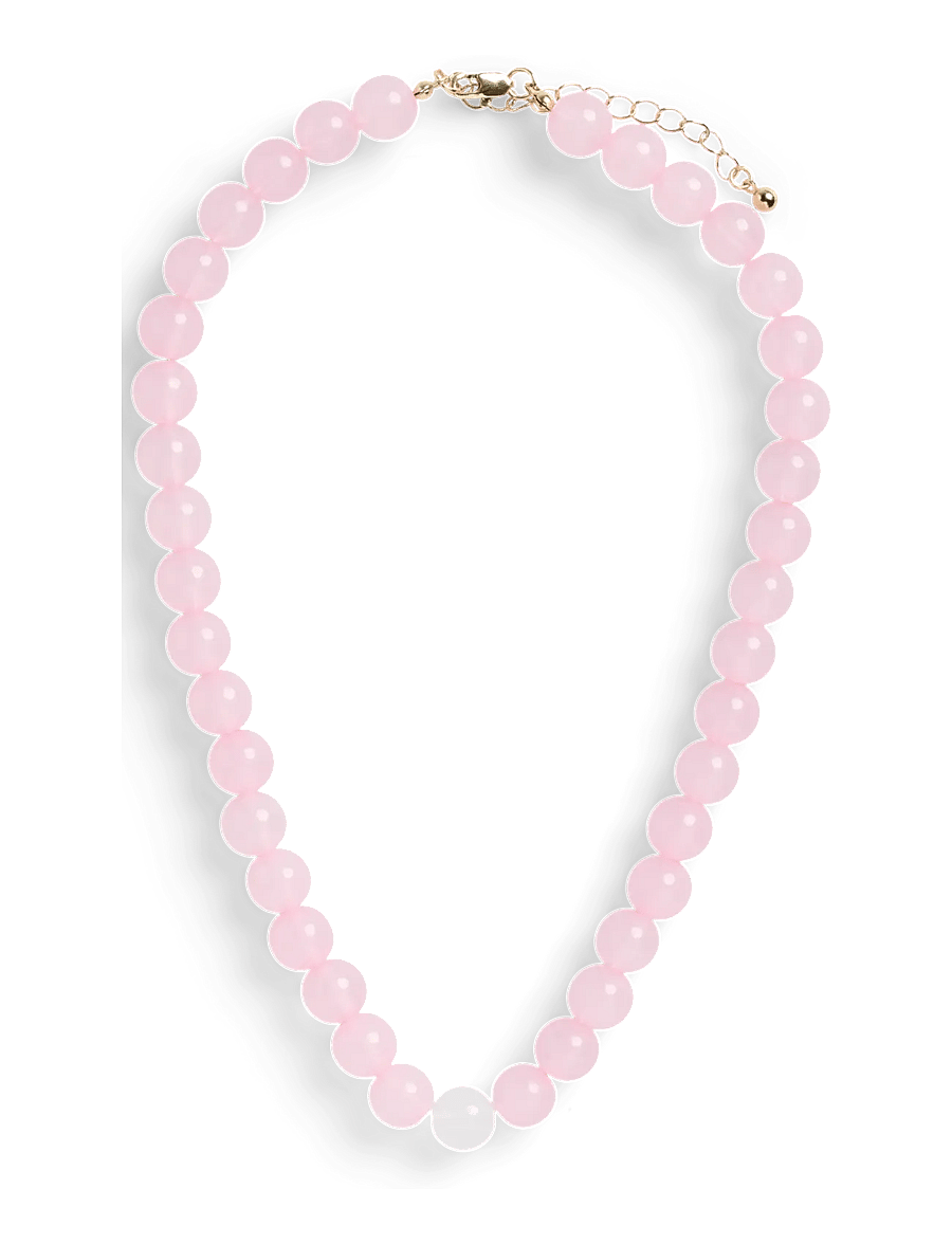 Pieces - PCADNALINA NECKLACE PP - konfirmatsioon - roseate spoonbill - 0