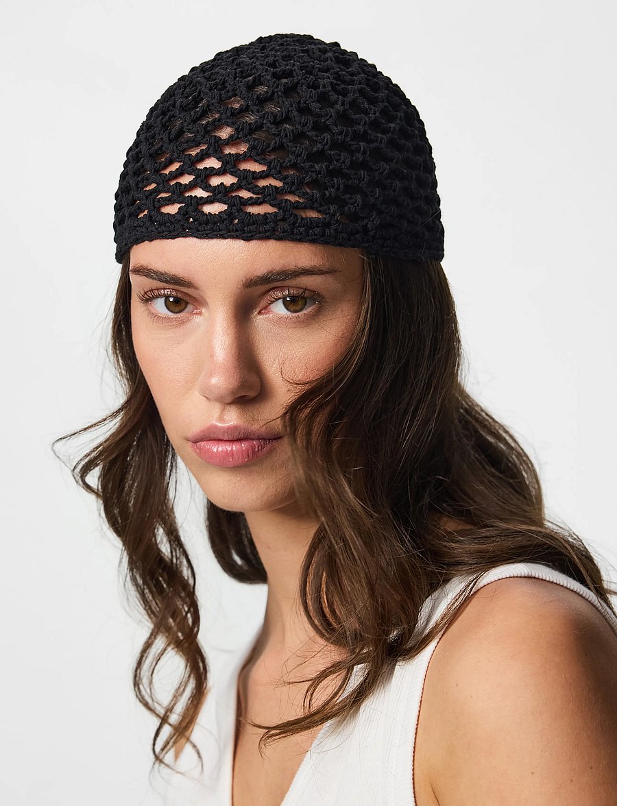Pieces - PCANNY CROCHET HAT BUNDLE PP - hüte - black - 3