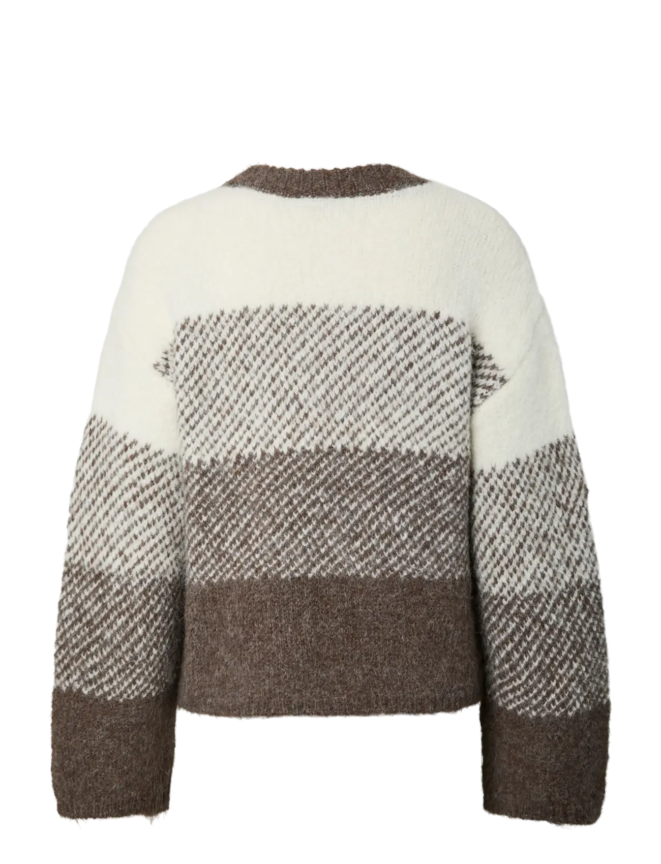 Pieces - PCALAYNA LS O-NECK KNIT BC - stickade tröjor - coffee quartz - 2