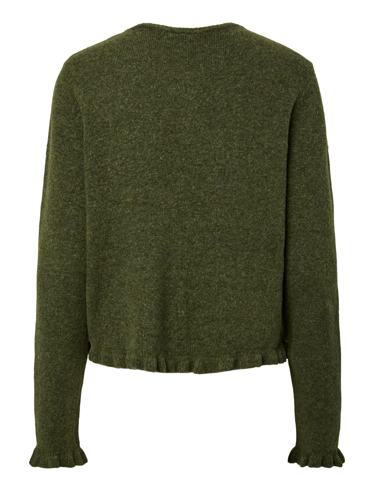 Pieces - PCAMOS LS O-NECK KNIT CARDIGAN PWP BC - cardigans - sphagnum - 2