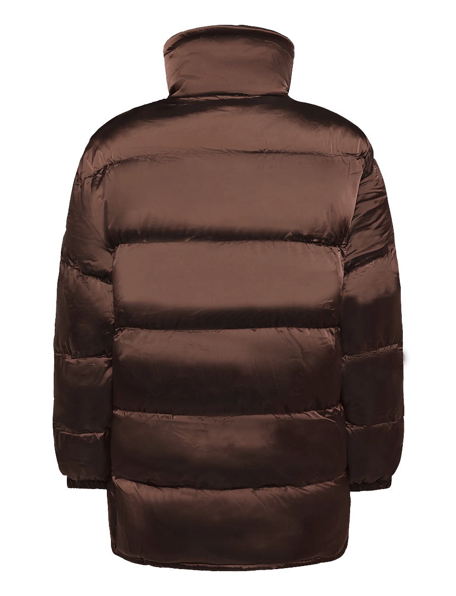 Pieces - PCASHLEY PUFFER JACKET BC - winterjacken - hot fudge - 1