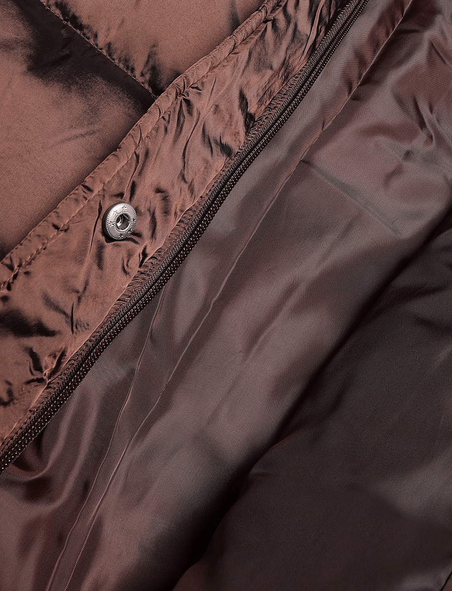 Pieces - PCASHLEY PUFFER JACKET BC - winterjacken - hot fudge - 5