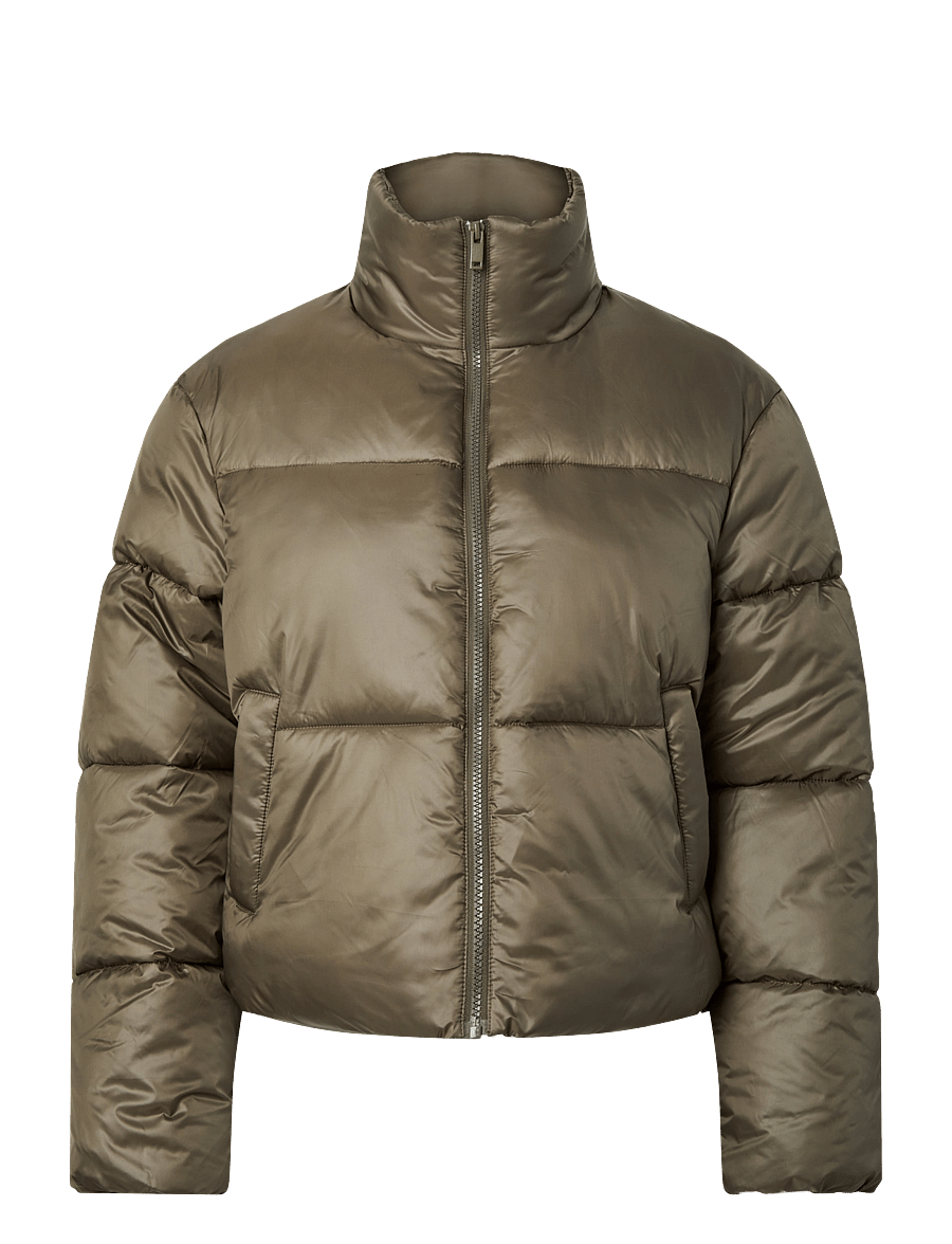 Pieces - PCAMILIA SHORT PUFFER JACKET PWP - winterjacken - ivy green - 1