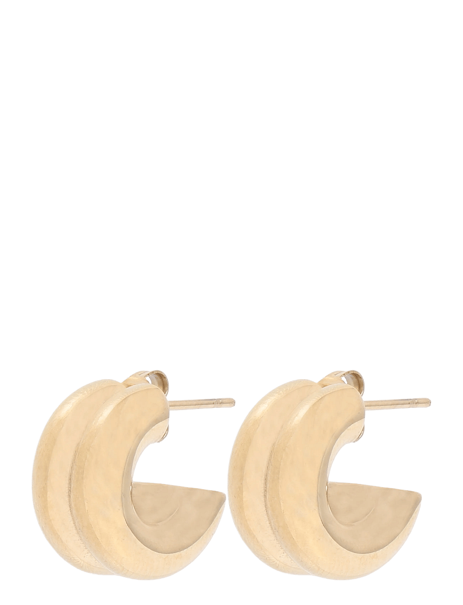 Pieces - PCAMALIE S EARRINGS BOX WP - kreolen - gold colour - 1