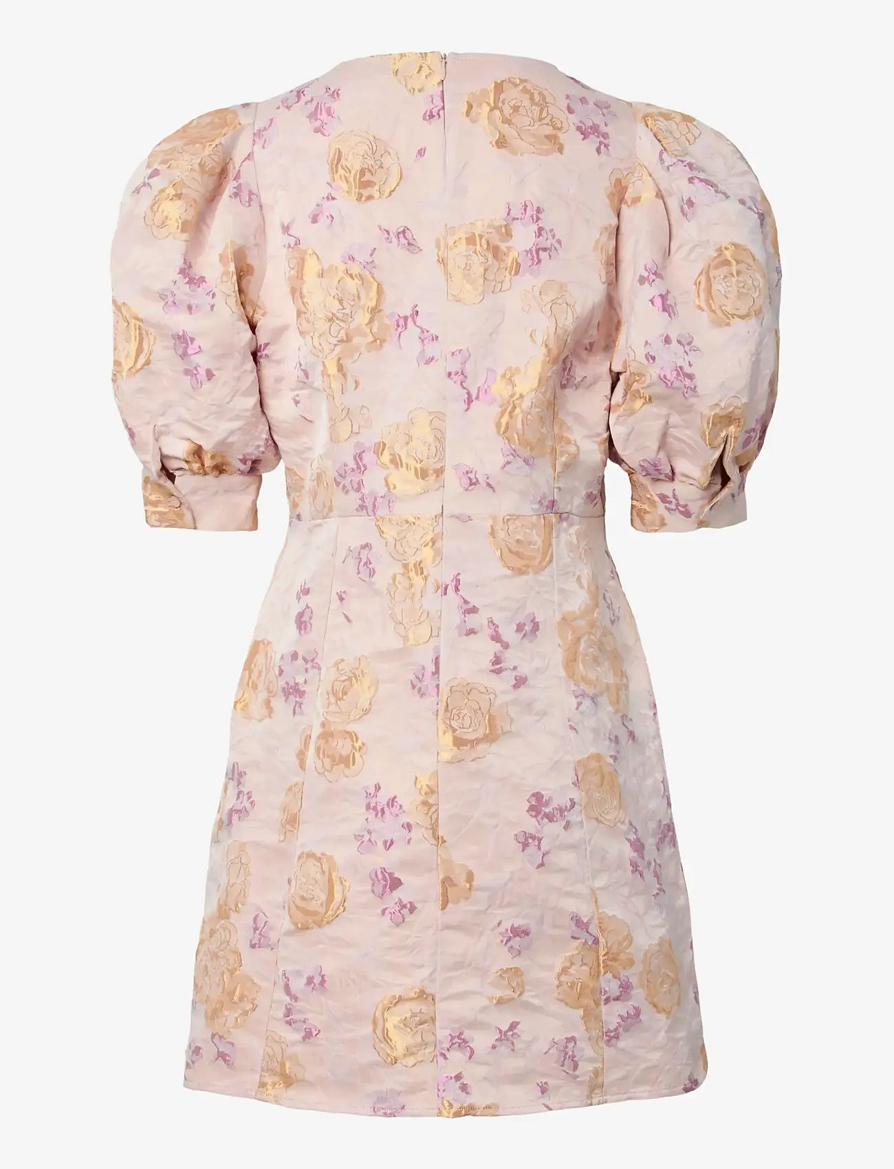 Pieces - PCBIA 2/4 SHORT DRESS WVN D2D PP - festklänningar - bleached apricot - 1