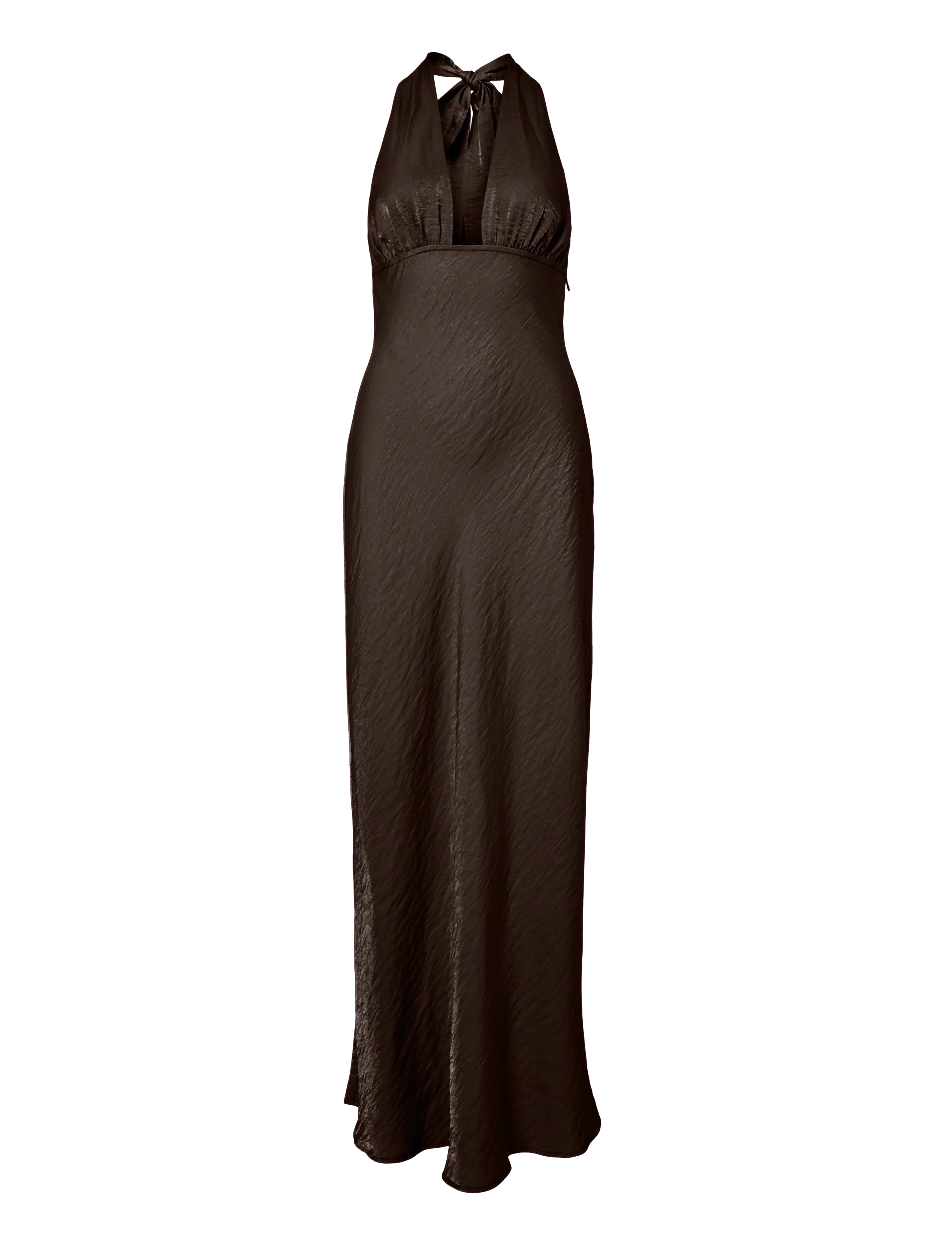 Pieces PCBYRSA SL ANKLE DRESS WVN D2D PP - Kjoler - HOT FUDGE / brown