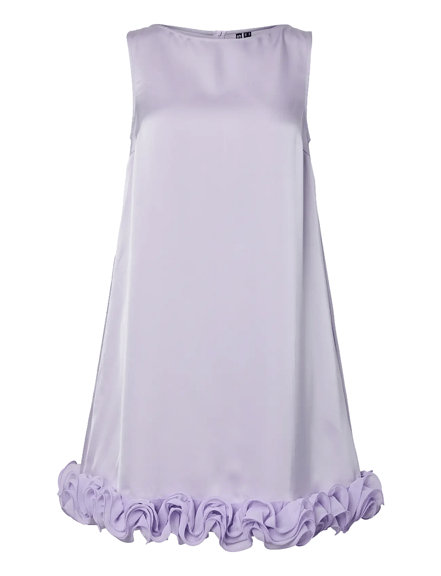 Pieces - PCBEJA SL SHORT DRESS WVN D2D PP - sommerkleider - pastel lilac - 1