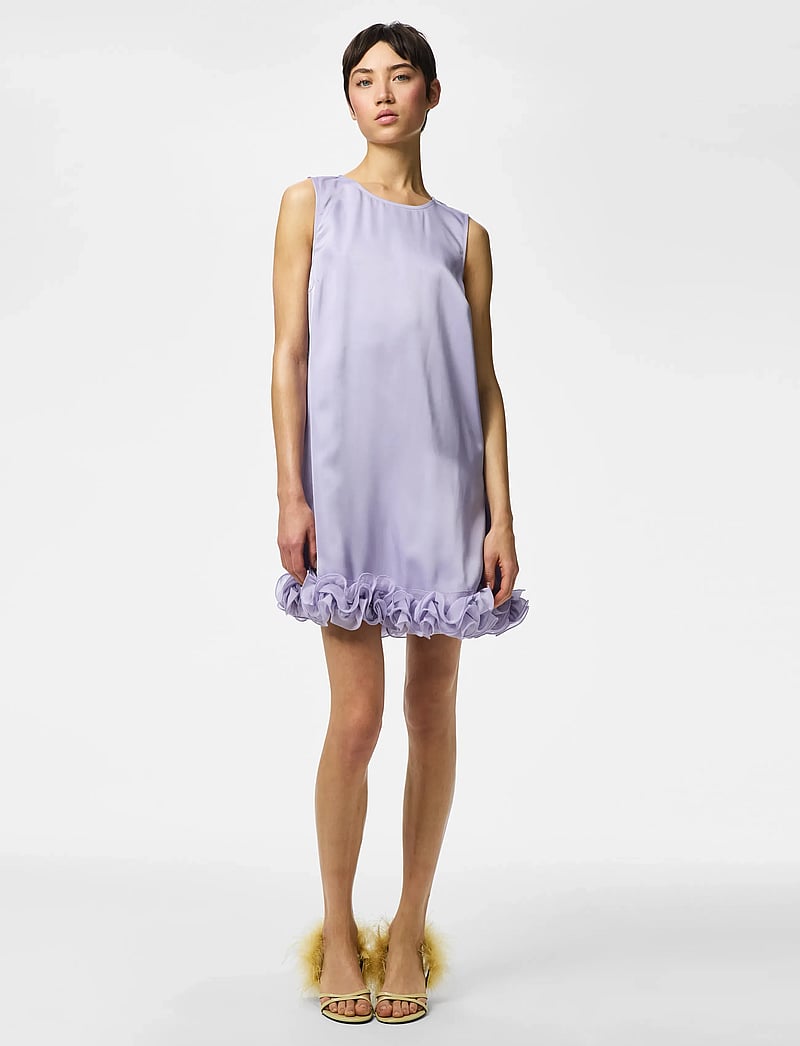Pieces - PCBEJA SL SHORT DRESS WVN D2D PP - sommerkleider - pastel lilac - 4