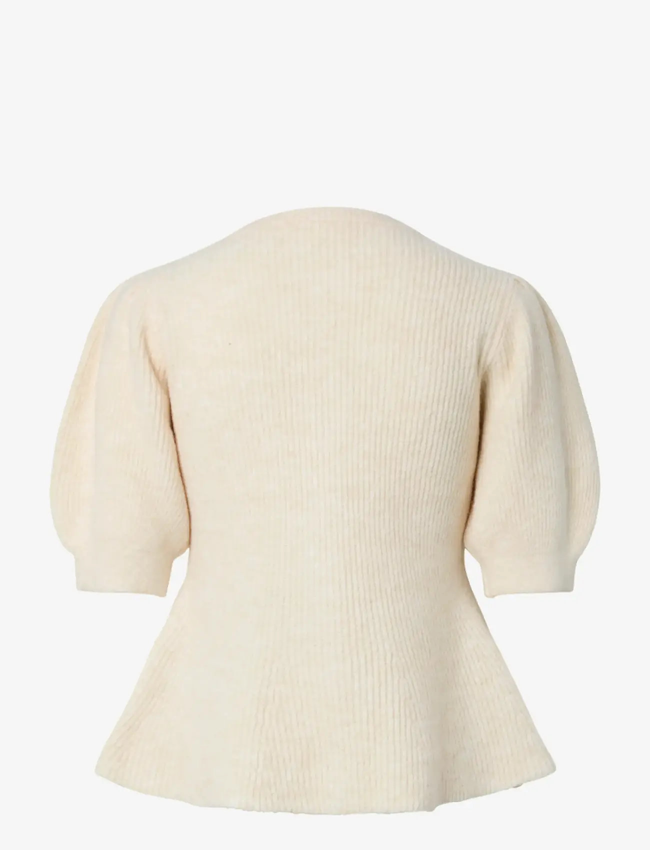 Pieces - PCSILLY SS PUFF KNIT CARDIGAN NOOS BC - cardigans - birch - 2