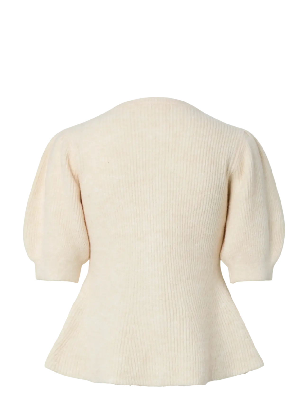 Pieces - PCSILLY SS PUFF KNIT CARDIGAN NOOS BC - cardigans - birch - 2