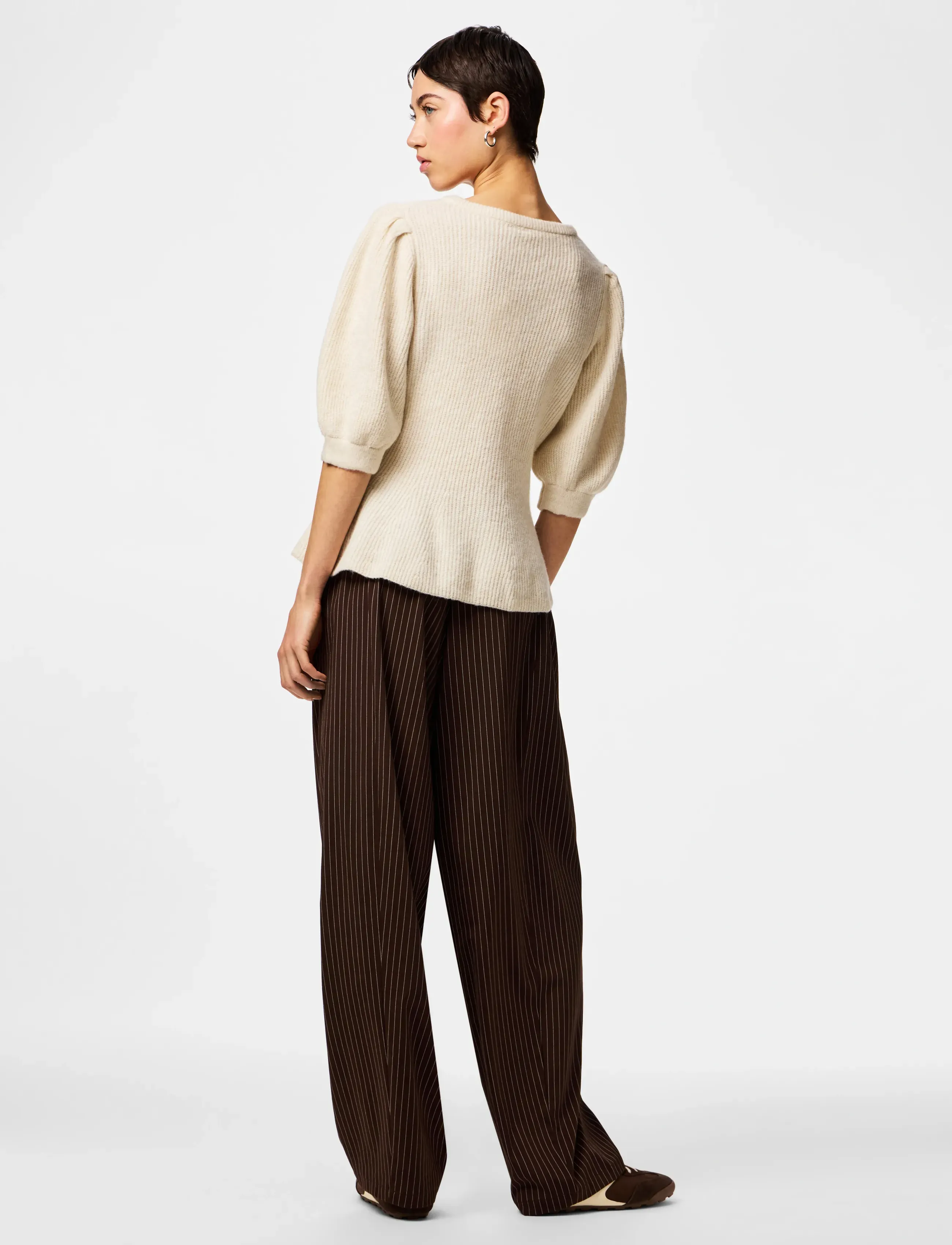 Pcsilly Ss Puff Knit Cardigan Noos Bc 2