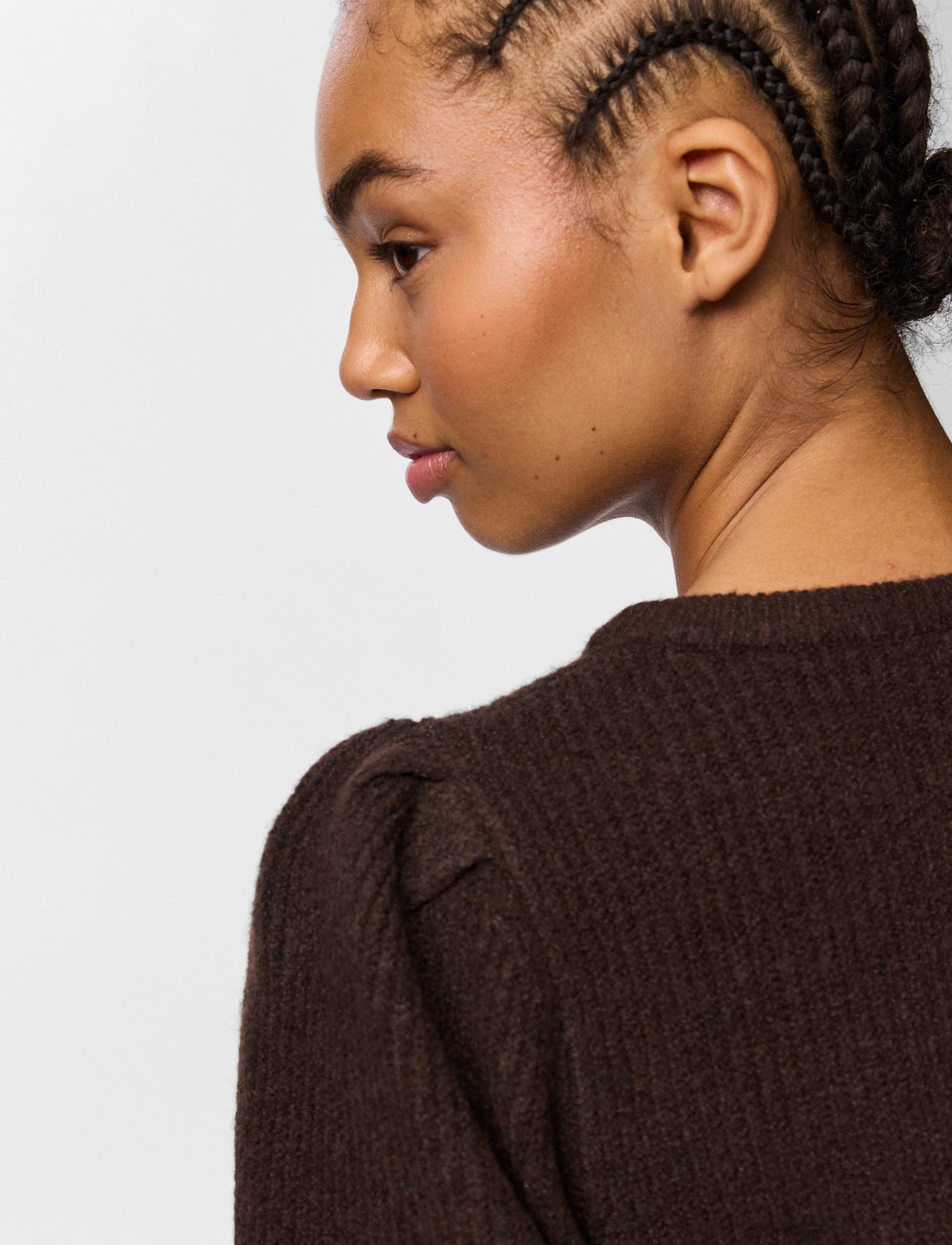 Pcsilly Ss Puff Knit Cardigan Noos Bc 7