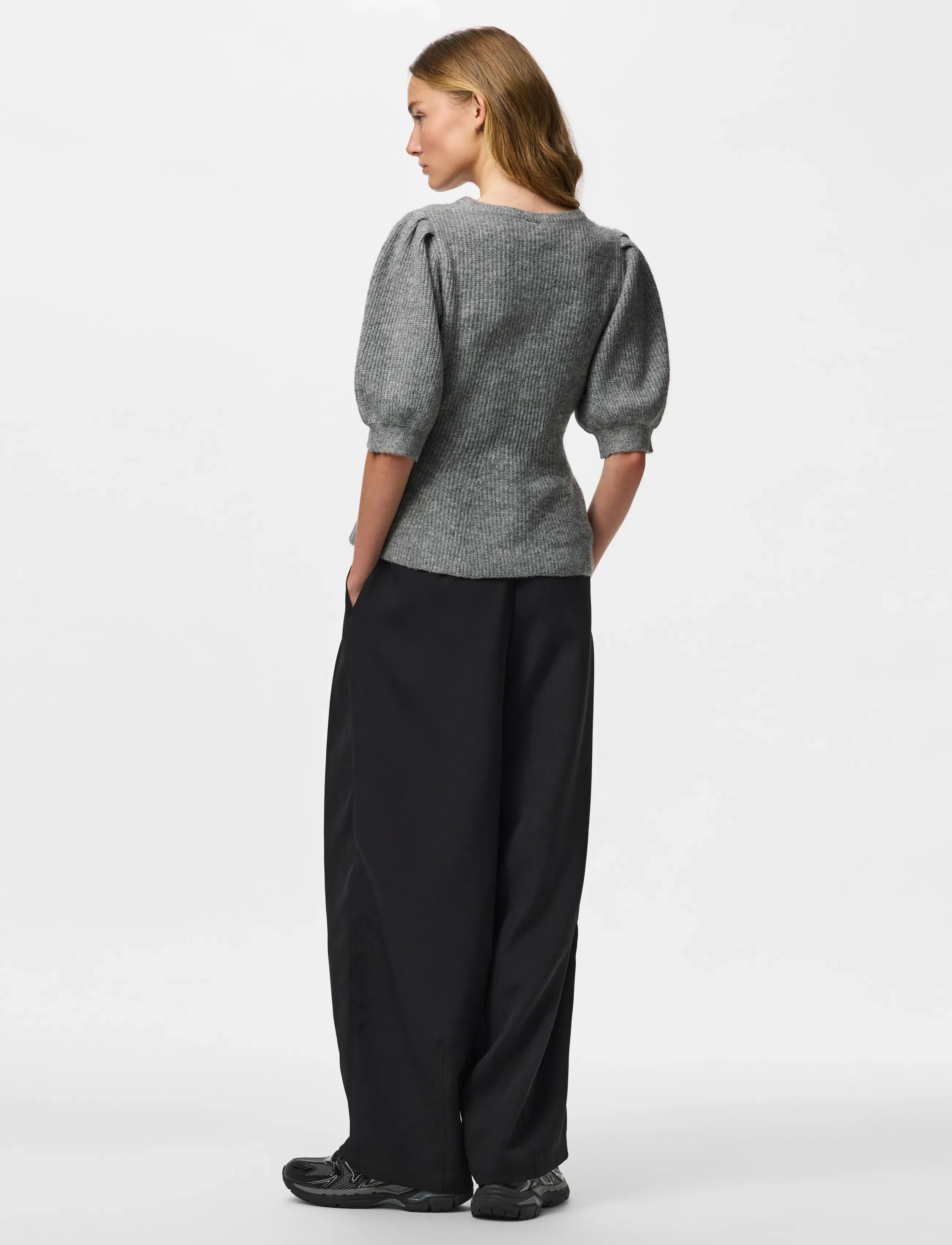 Pcsilly Ss Puff Knit Cardigan Noos Bc 2