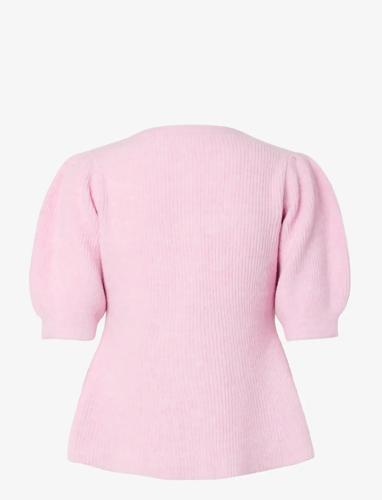 Pieces - PCSILLY SS PUFF KNIT CARDIGAN NOOS BC - cardigans - roseate spoonbill - 2