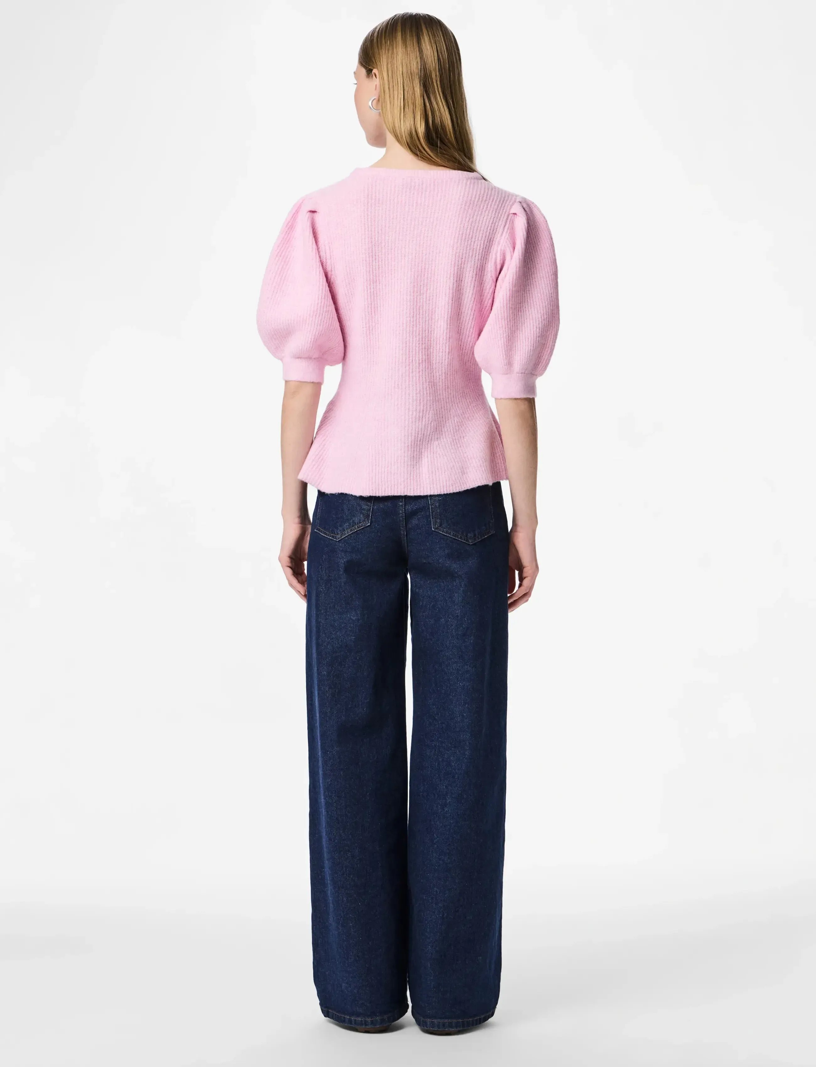 Pcsilly Ss Puff Knit Cardigan Noos Bc 2