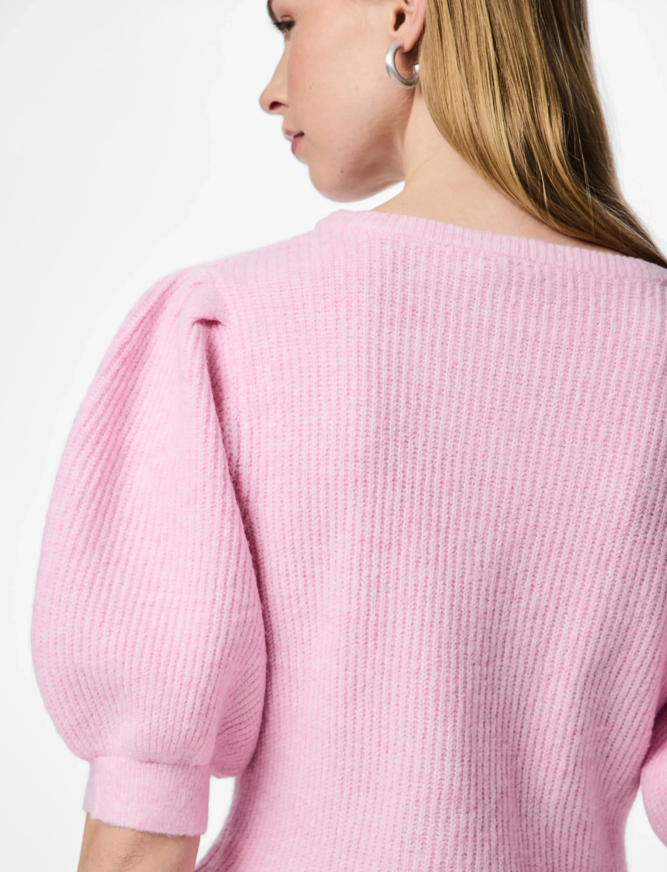 Pcsilly Ss Puff Knit Cardigan Noos Bc 4