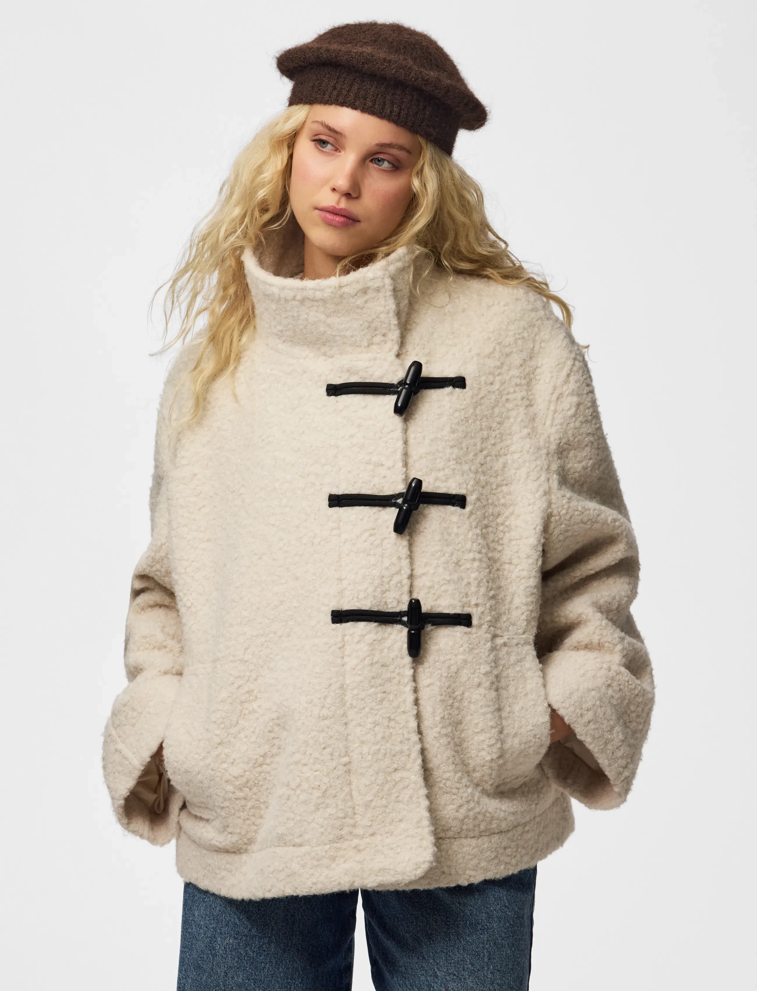 Pieces - PCALBAN BERET BC - mütsid - ganache - 5