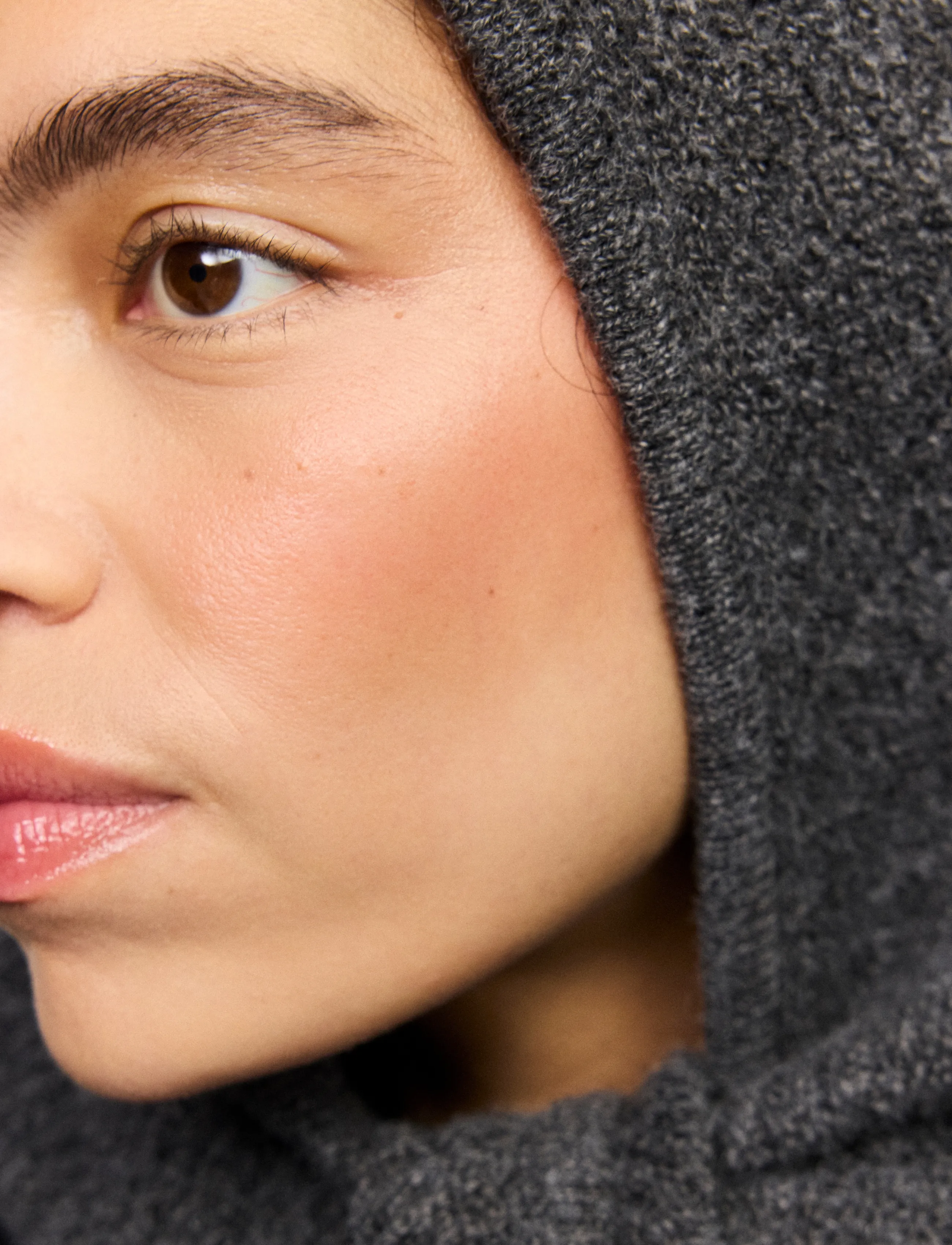 Pieces - PCAPRIL BONNET BC - balaclava - medium grey melange - 5
