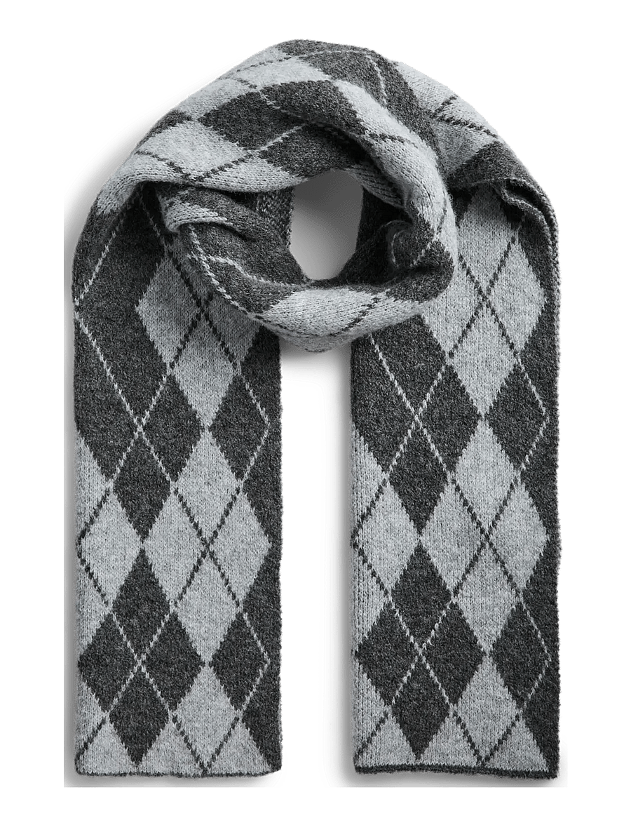 Pieces - PCADELE SCARF BC - halstørklæder - dark grey melange - 0