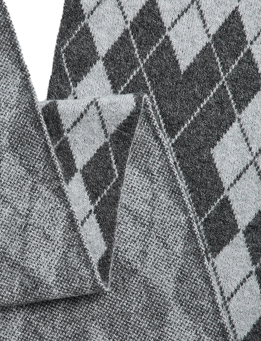 Pieces - PCADELE SCARF BC - halstørklæder - dark grey melange - 1