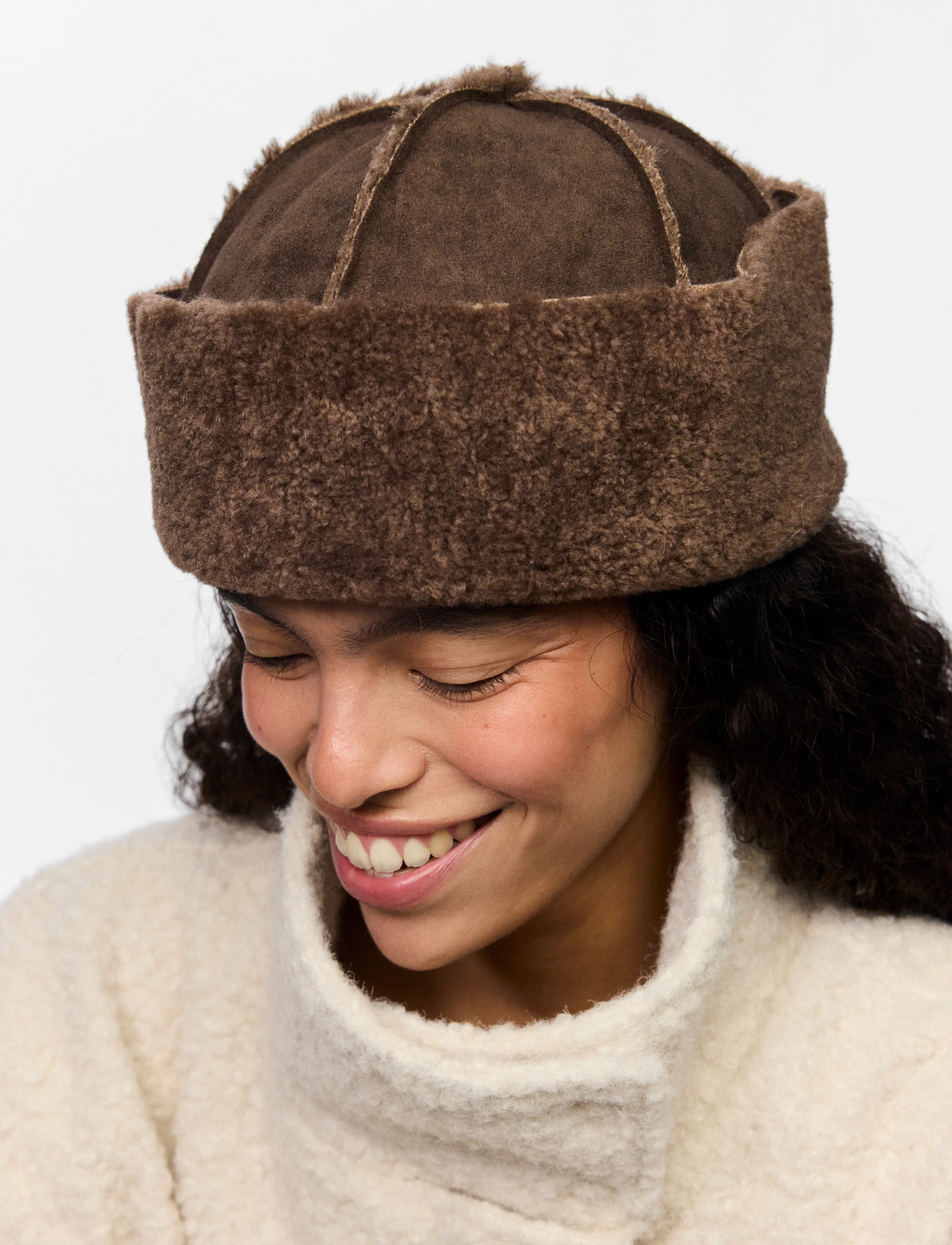 Pieces - PCARLO HAT - hats - coffee quartz - 3