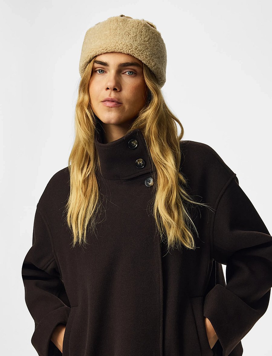 Pieces - PCARLO HAT - hüte - toffee - 0