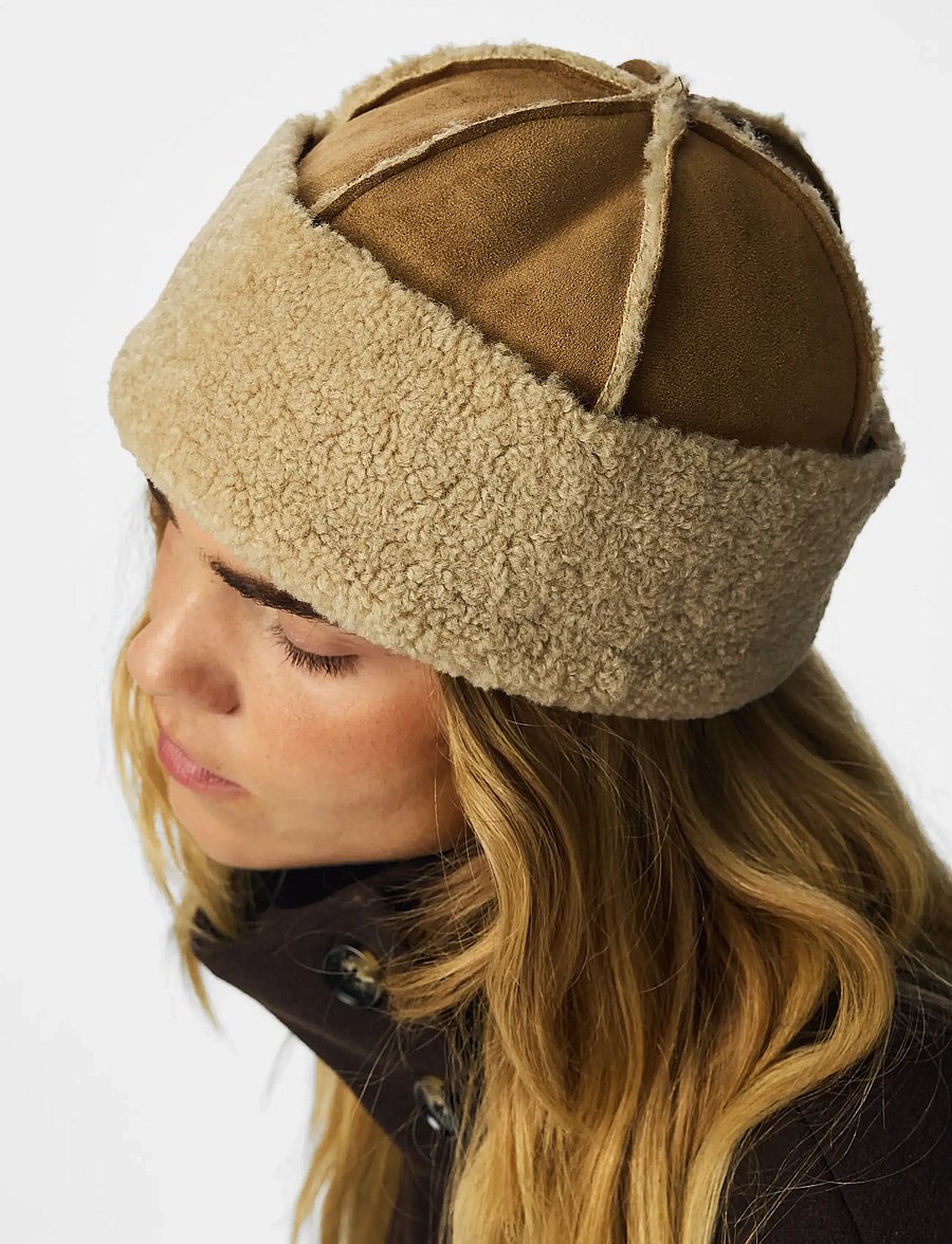 Pieces - PCARLO HAT - hüte - toffee - 3
